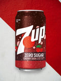 7UP Cherry Zero Sugar – 355ml Imported Exotic Can