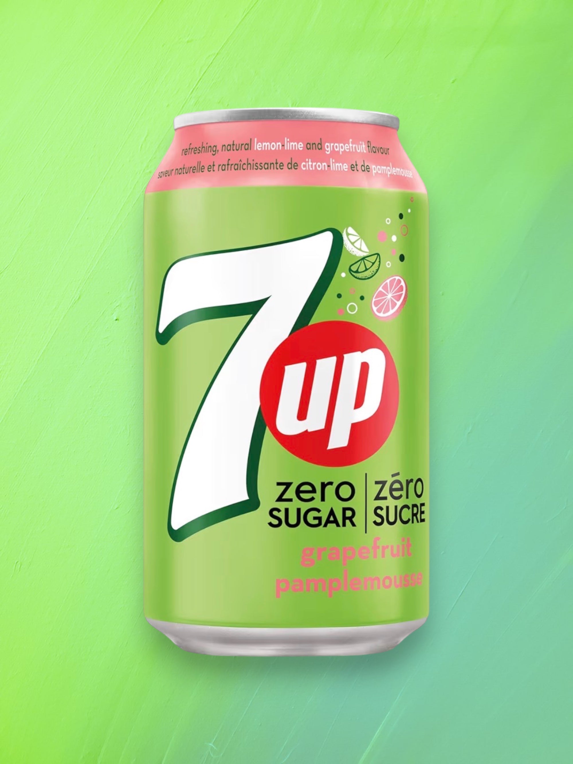 7UP Grapefruit Zero Sugar – 355ml Imported Exotic Can
