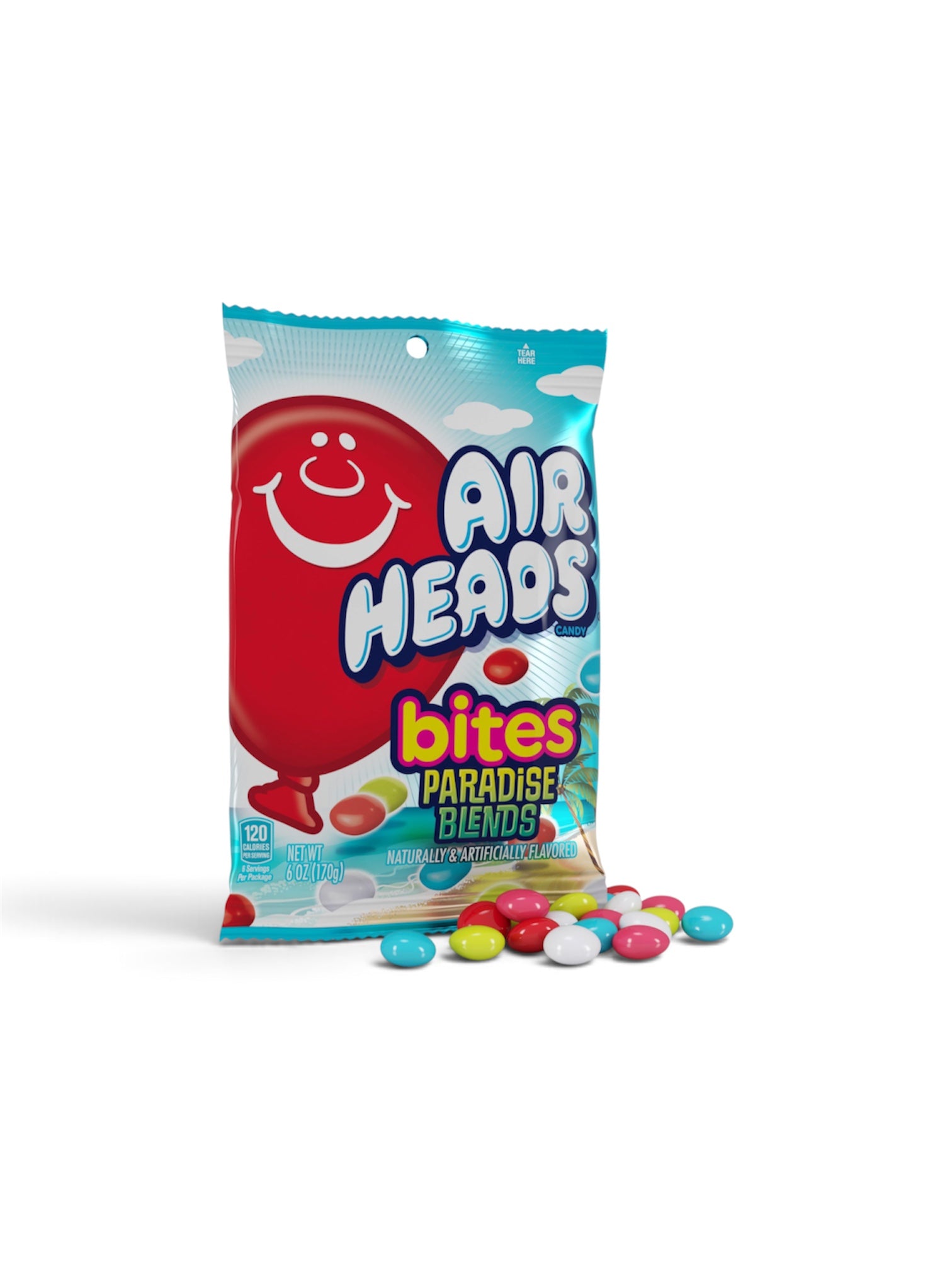 Airheads Bites – Rainbow Berry Extreme, Soft Filled Bites, Original Fruit & Paradise Blends