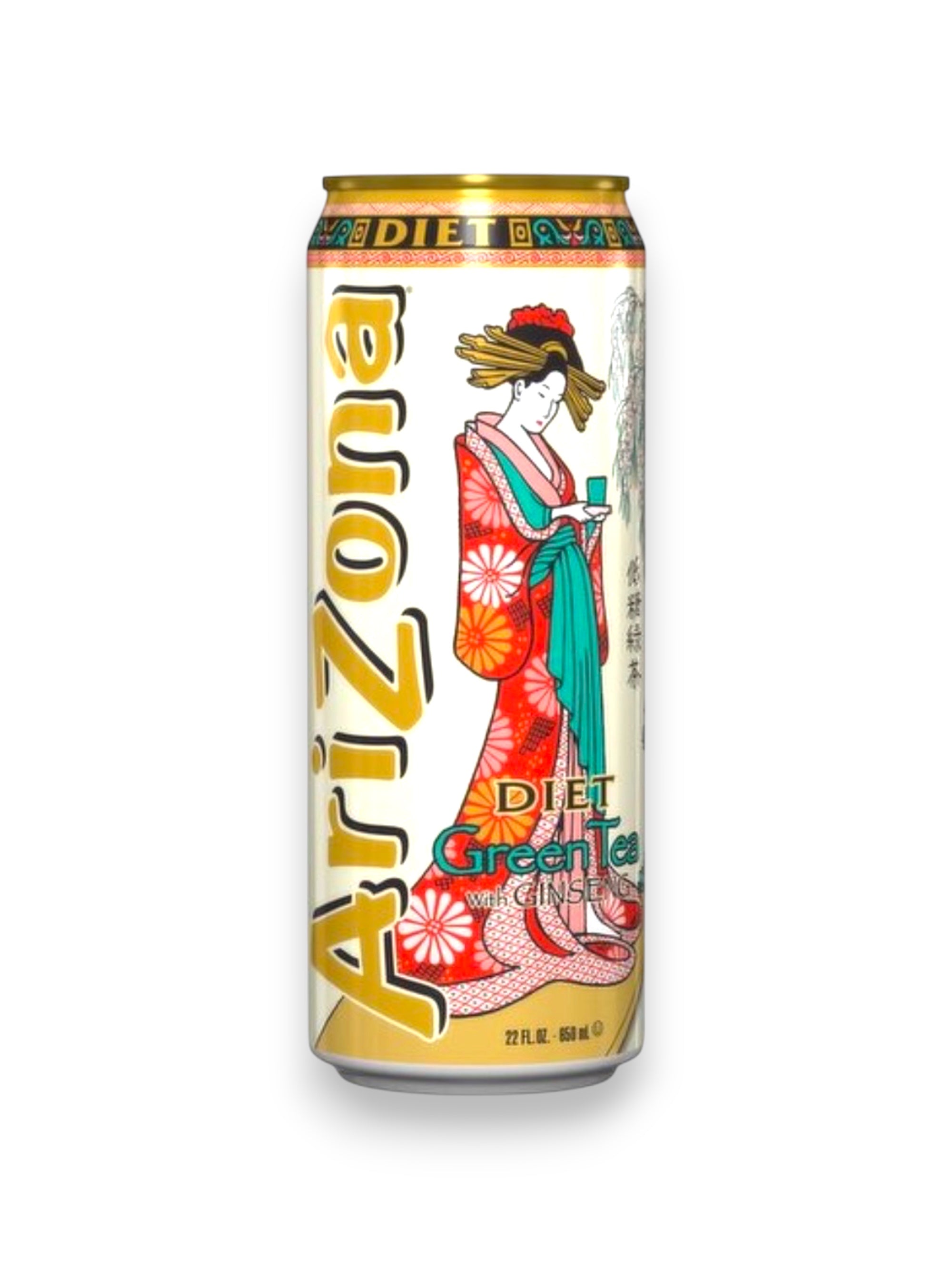 Arizona Diet Green Tea 680ml Can – Low Calorie Refreshing Tea Beverage