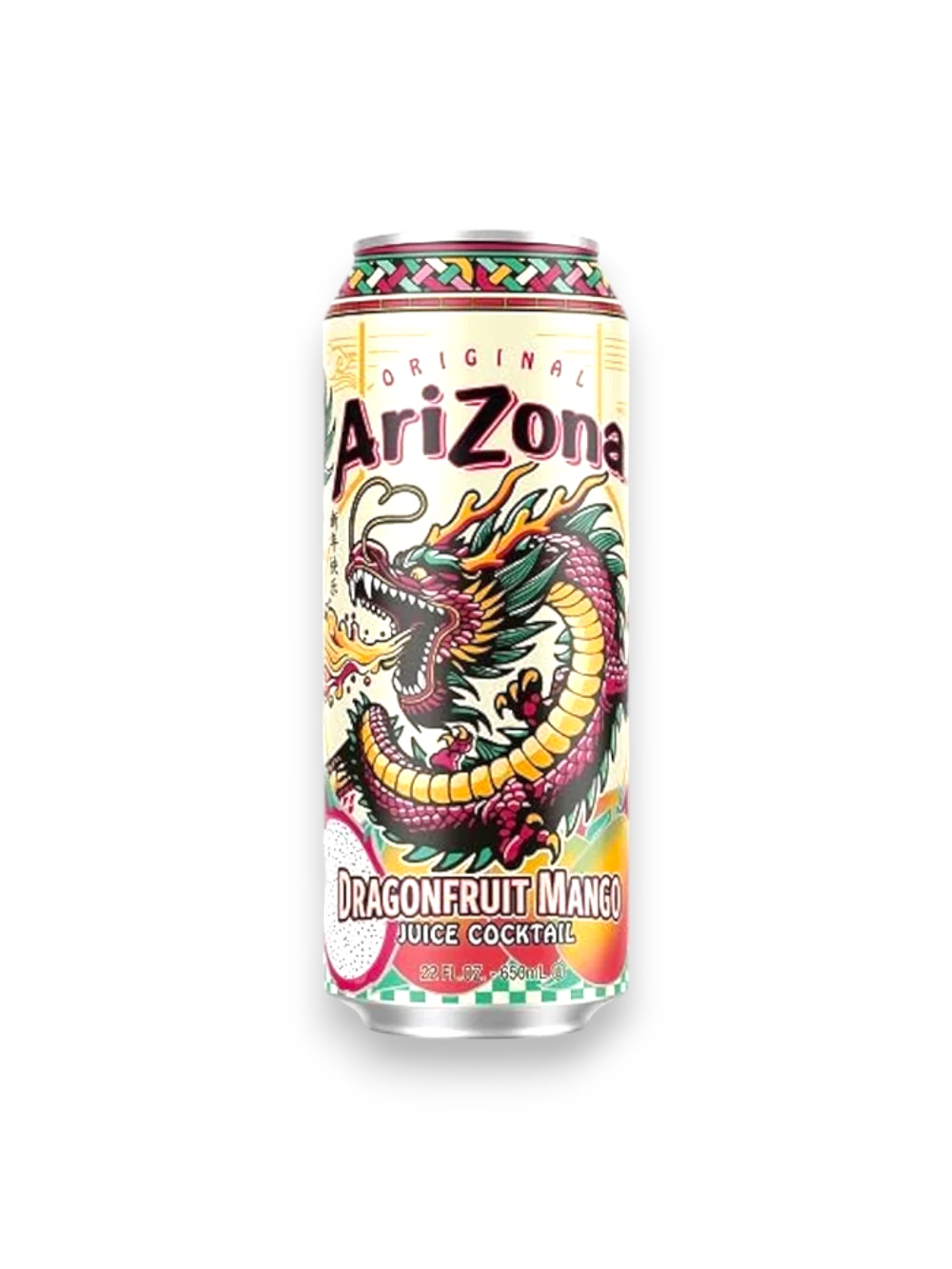 Arizona Dragon Fruit Mango Drink 680ml Can – Tropical Fruit Beverage