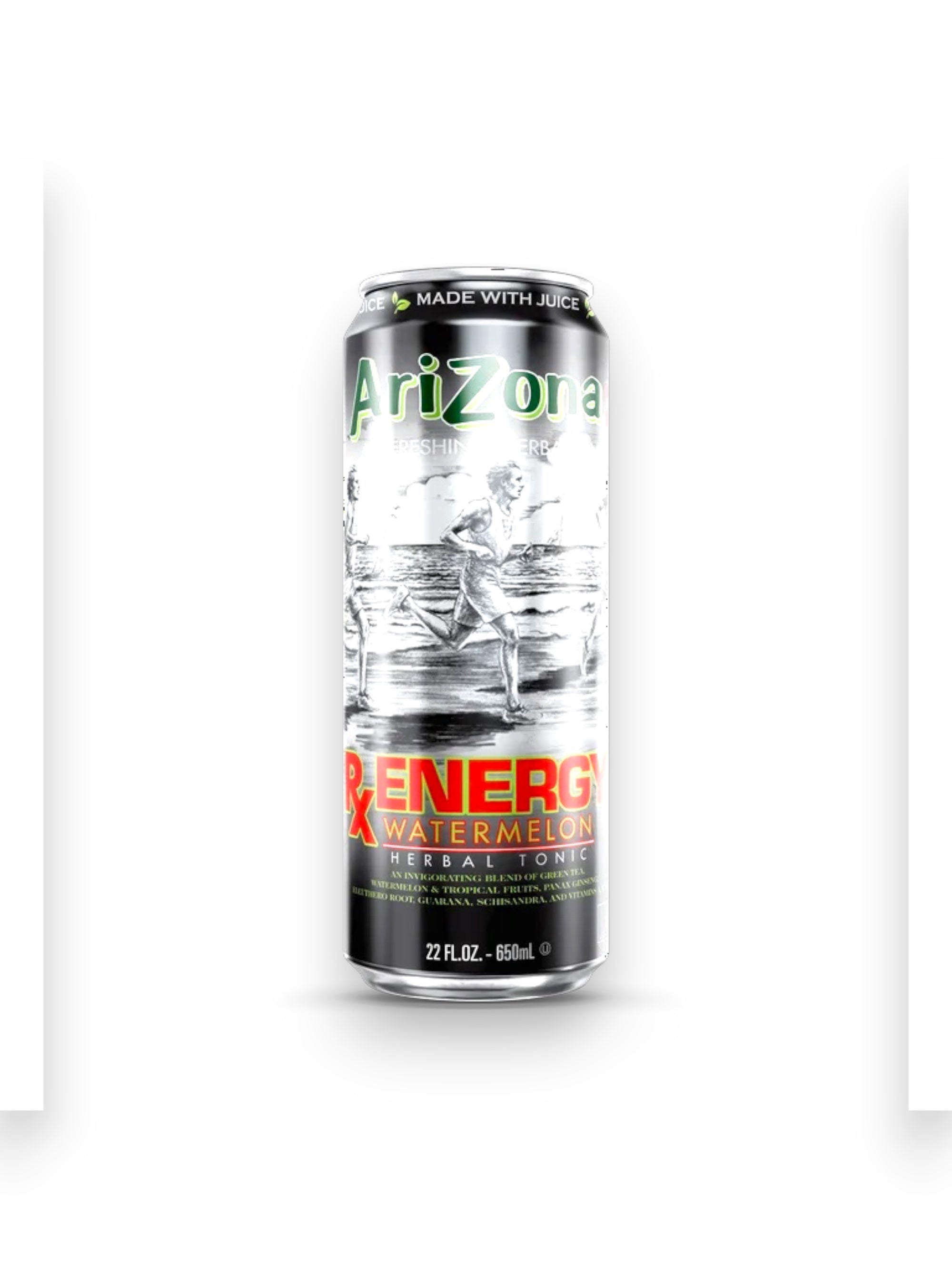 Arizona Rx Energy Watermelon 680ml Can – Fruit Juice Energy Drink