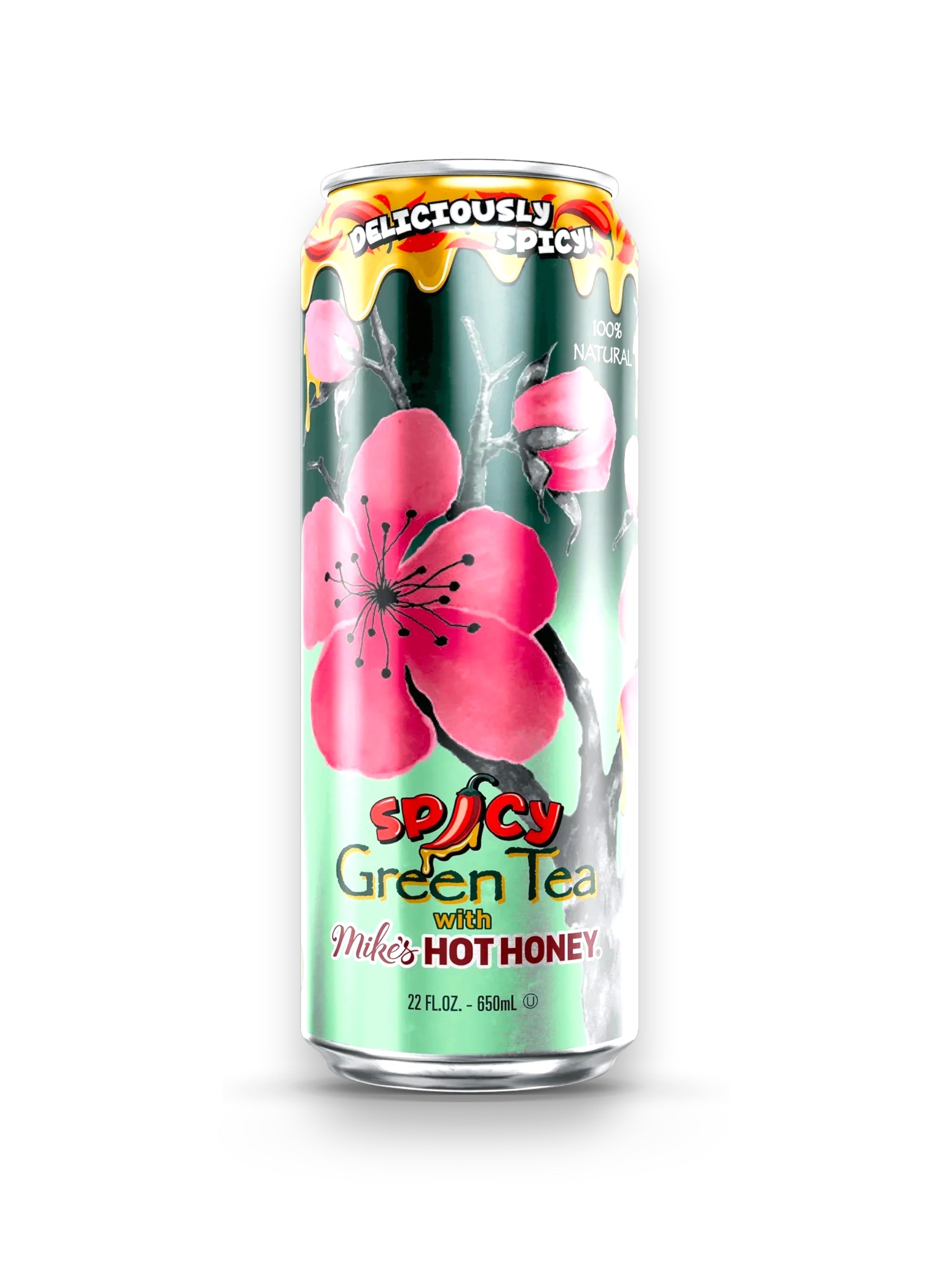 Arizona Deliciously Spicy Green Tea 680ml Can – Sweet & Spicy Tea Beverage