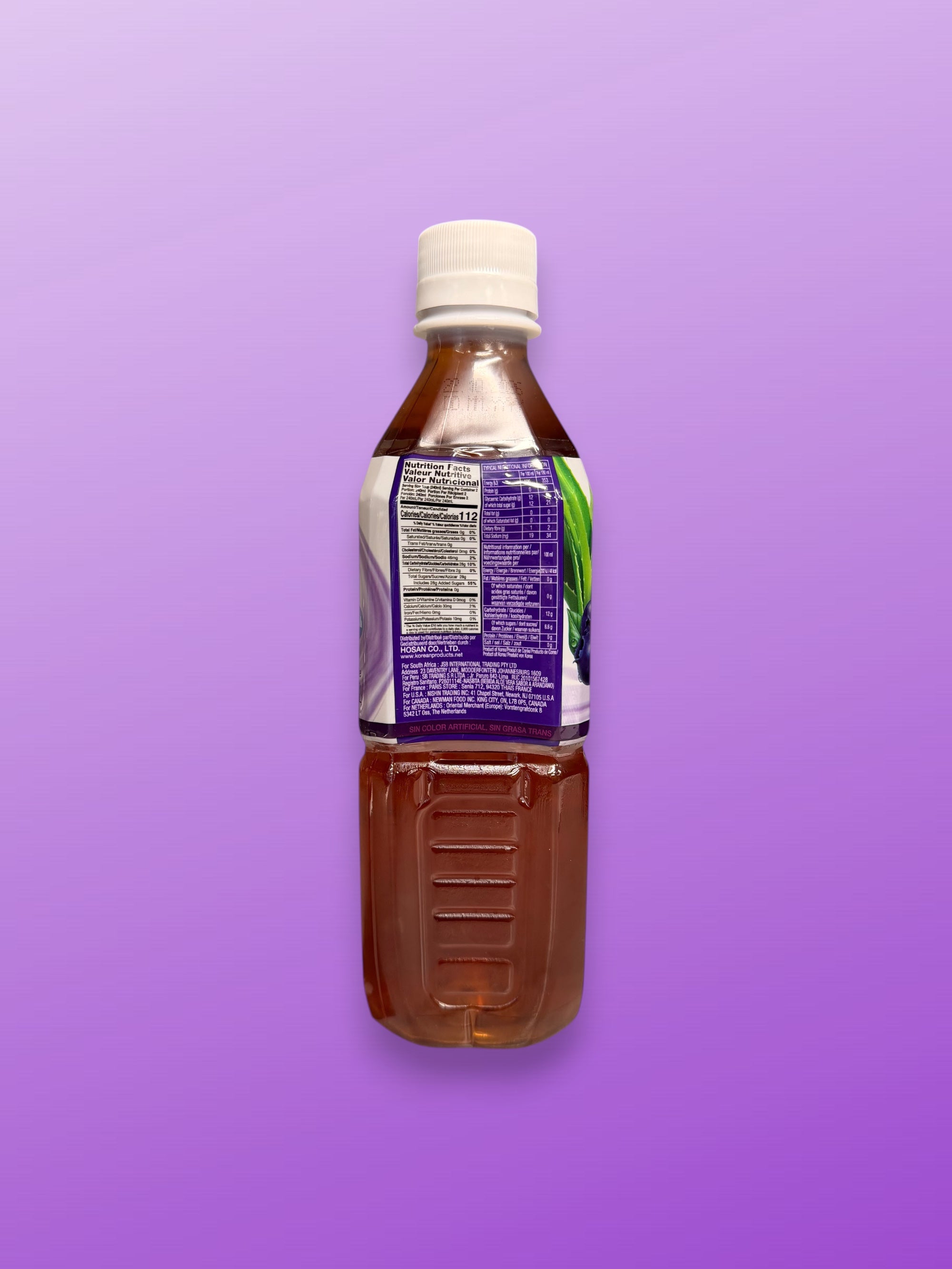 A+ HoSan Aloe Vera Juice Blueberry Flavour 500ml – Imported Korean Drink