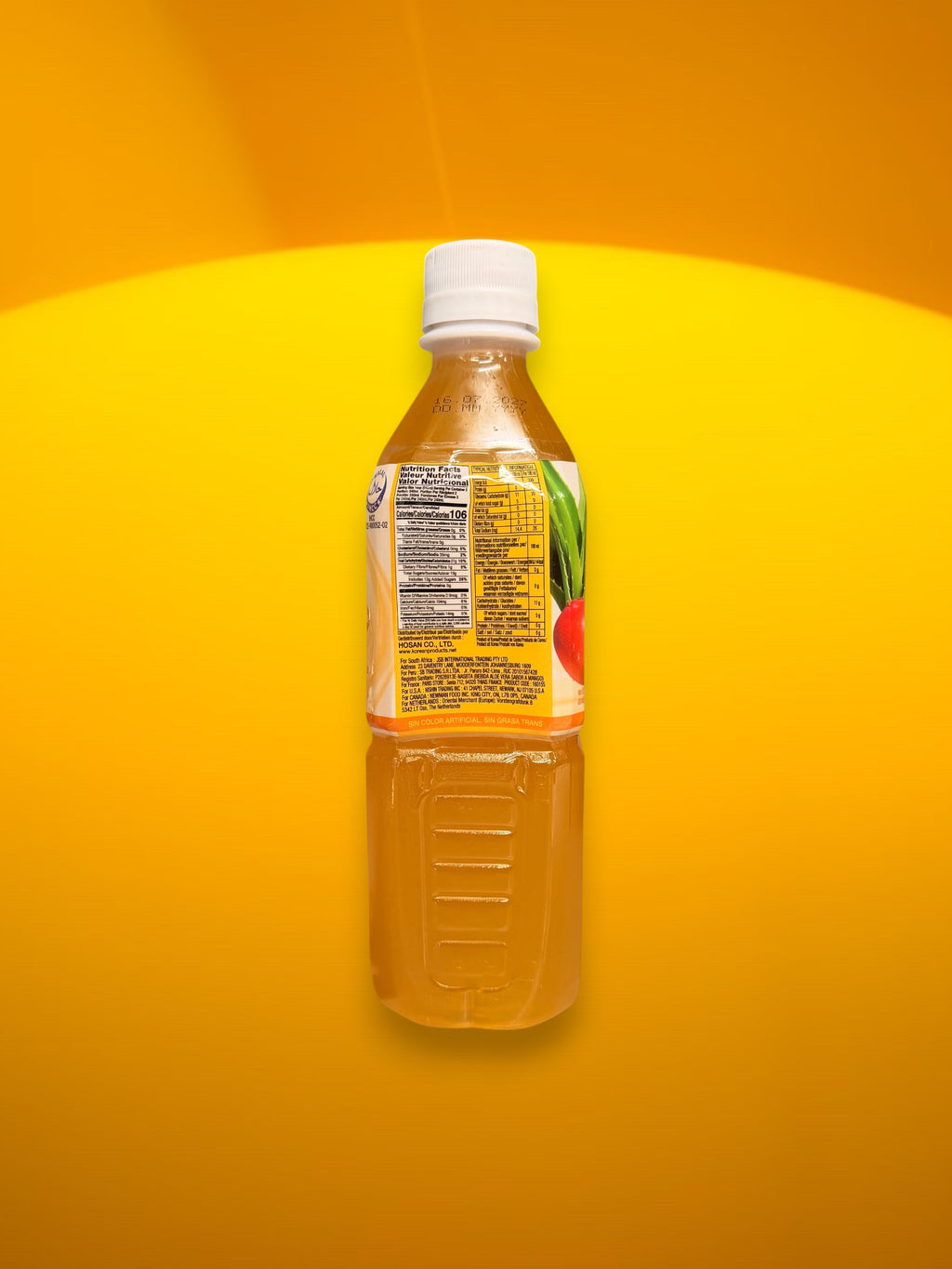 A+ HoSan Aloe Vera Juice Mango Flavour 500ml – Imported Korean Drink