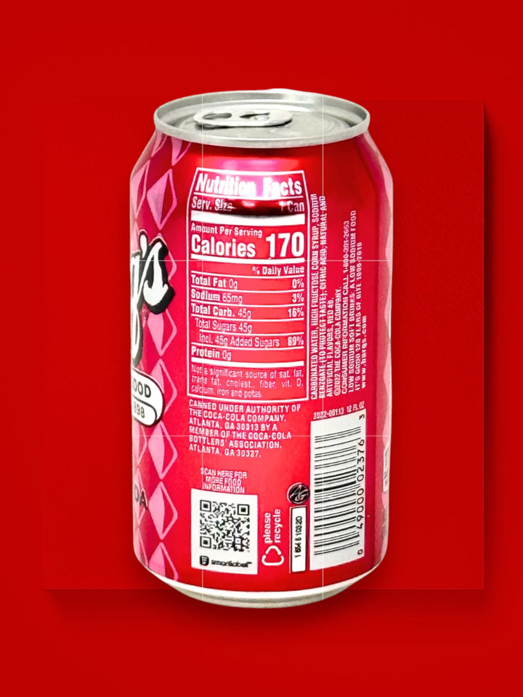 Barq’s Red Crème Soda 355ml Can – Atlanta USA Limited Edition Soft Drink