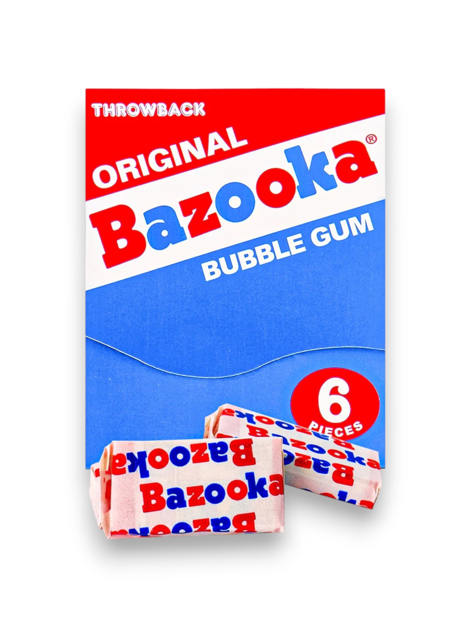 Original Bazooka Bubble Gum | Classic Bubble Gum with Iconic Flavor