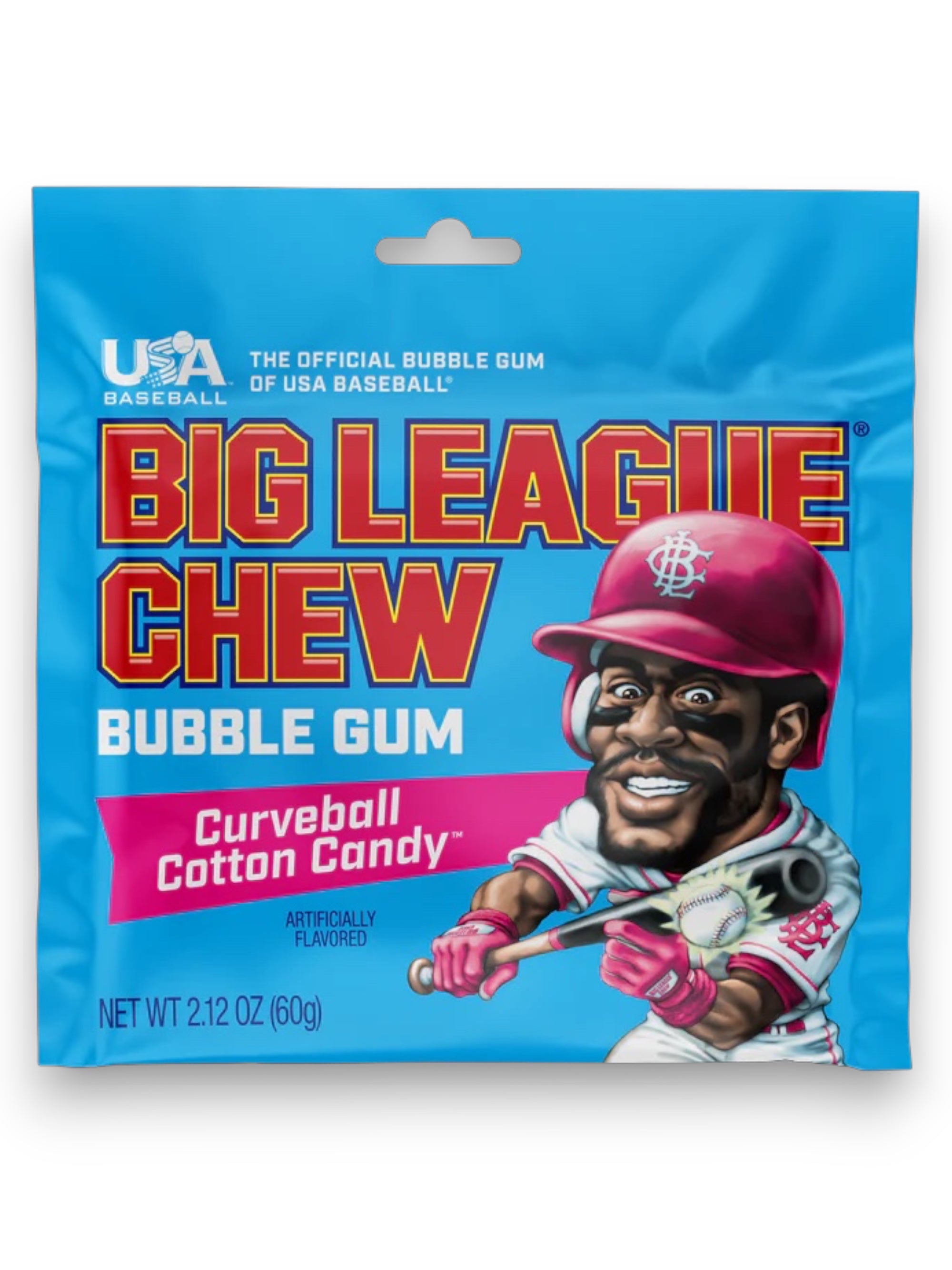 Big League Chew Curveball Cotton Candy Bubble Gum | Imported from USA