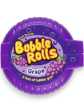 Bubble Rolls Grape Bubble Gum | Fruity Grape Flavored Gum