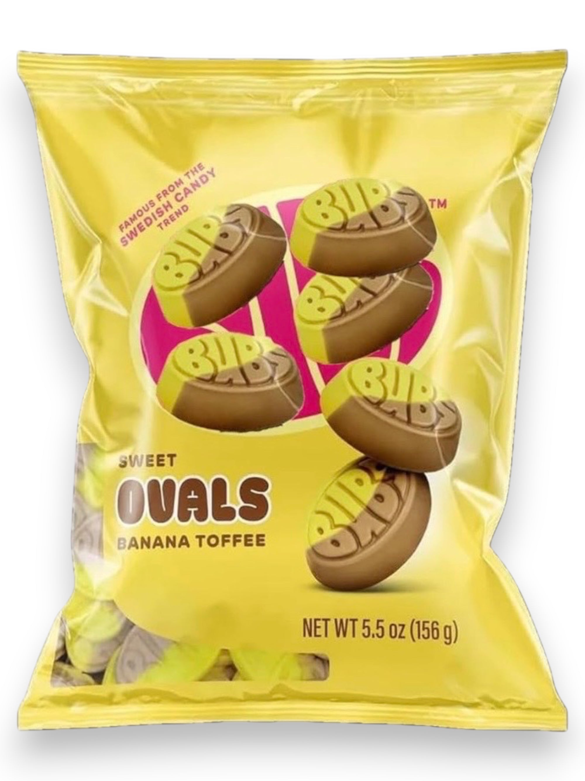 Bubs Banana Toffee 156g – Imported Swedish Foam Candy