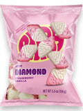 Bubs Diamond Strawberry Vanilla 156g – Imported Swedish Foam Candy