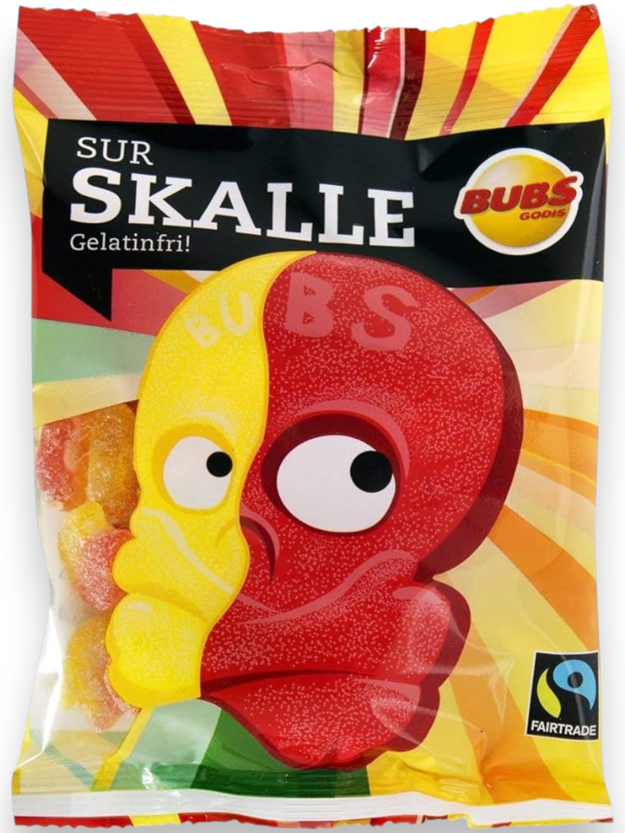 Bubs Sur Skalle Sour Skull Candy 90g – Imported Exotic Swedish Gummies