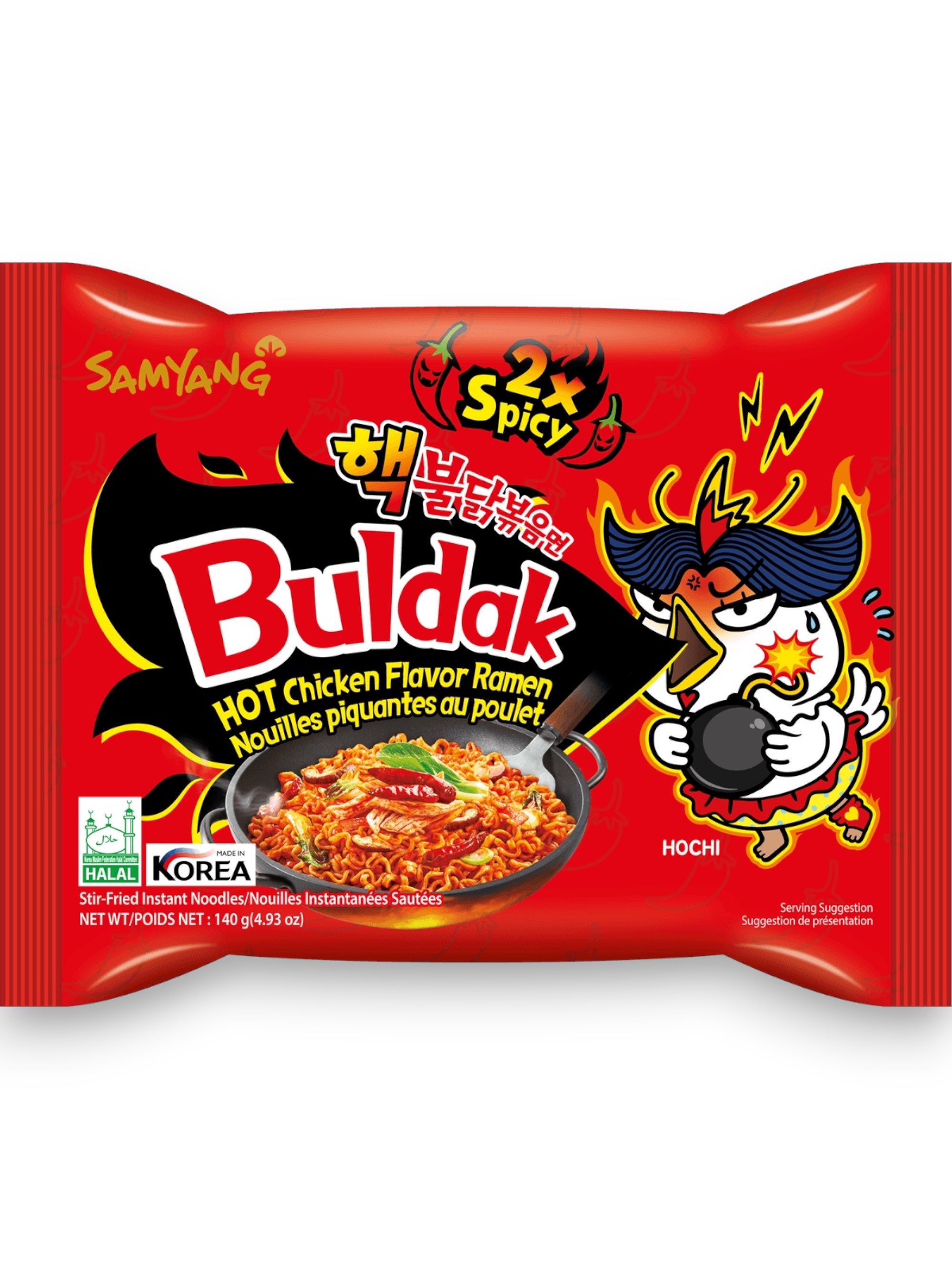 Samyang Buldak 2x Spicy Hot Chicken Flavor Ramen | Extra Hot Korean Instant Noodles