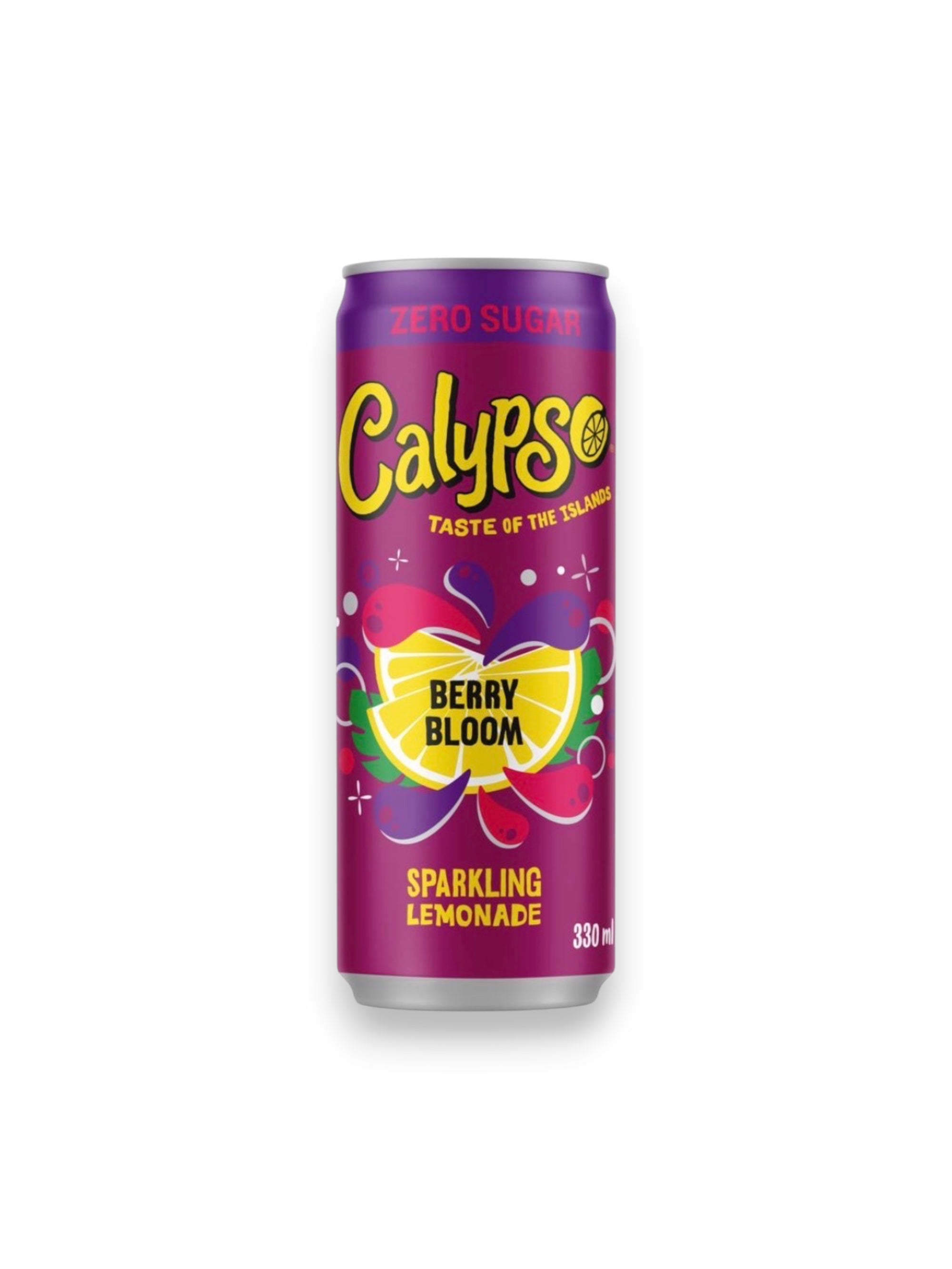 Calypso Berry Bloom Drink 330ml Can – Mixed Berry Flavored Beverage