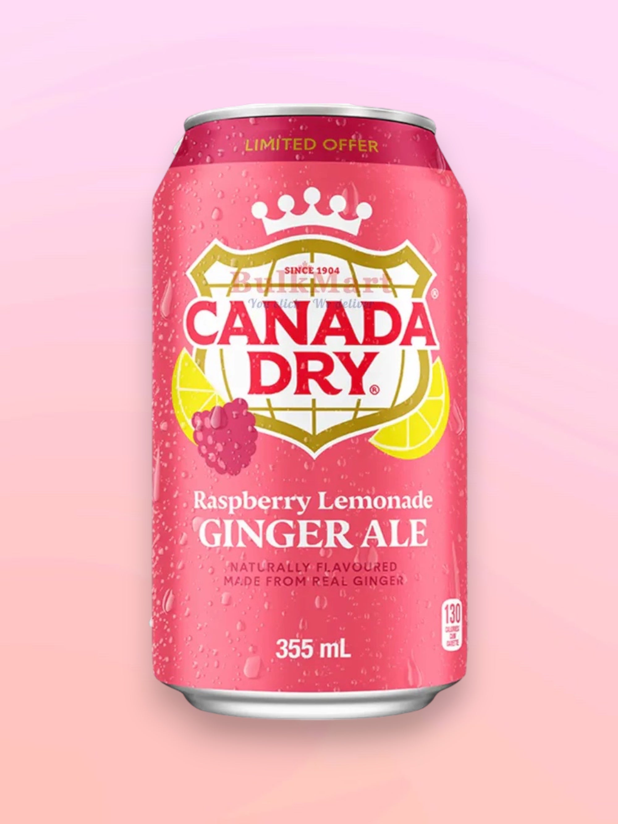 Canada Dry Raspberry Lemonade 355ml Can – Imported Soft Drink