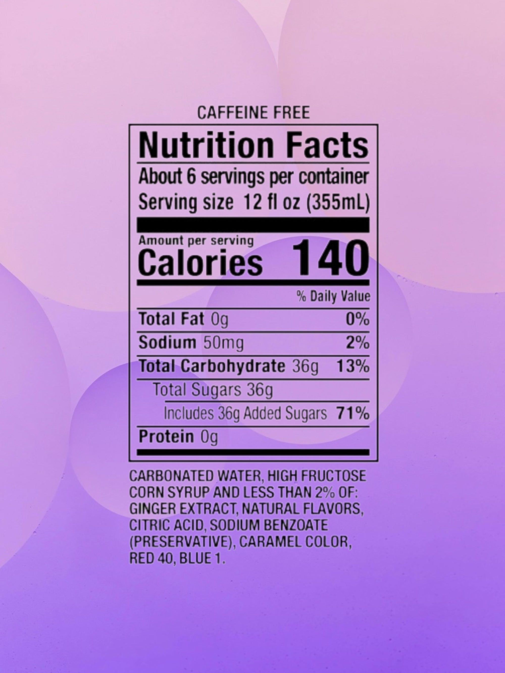 Canada Dry Blackberry Ginger Ale Caffeine Free 355ml Can – Imported Soft Drink