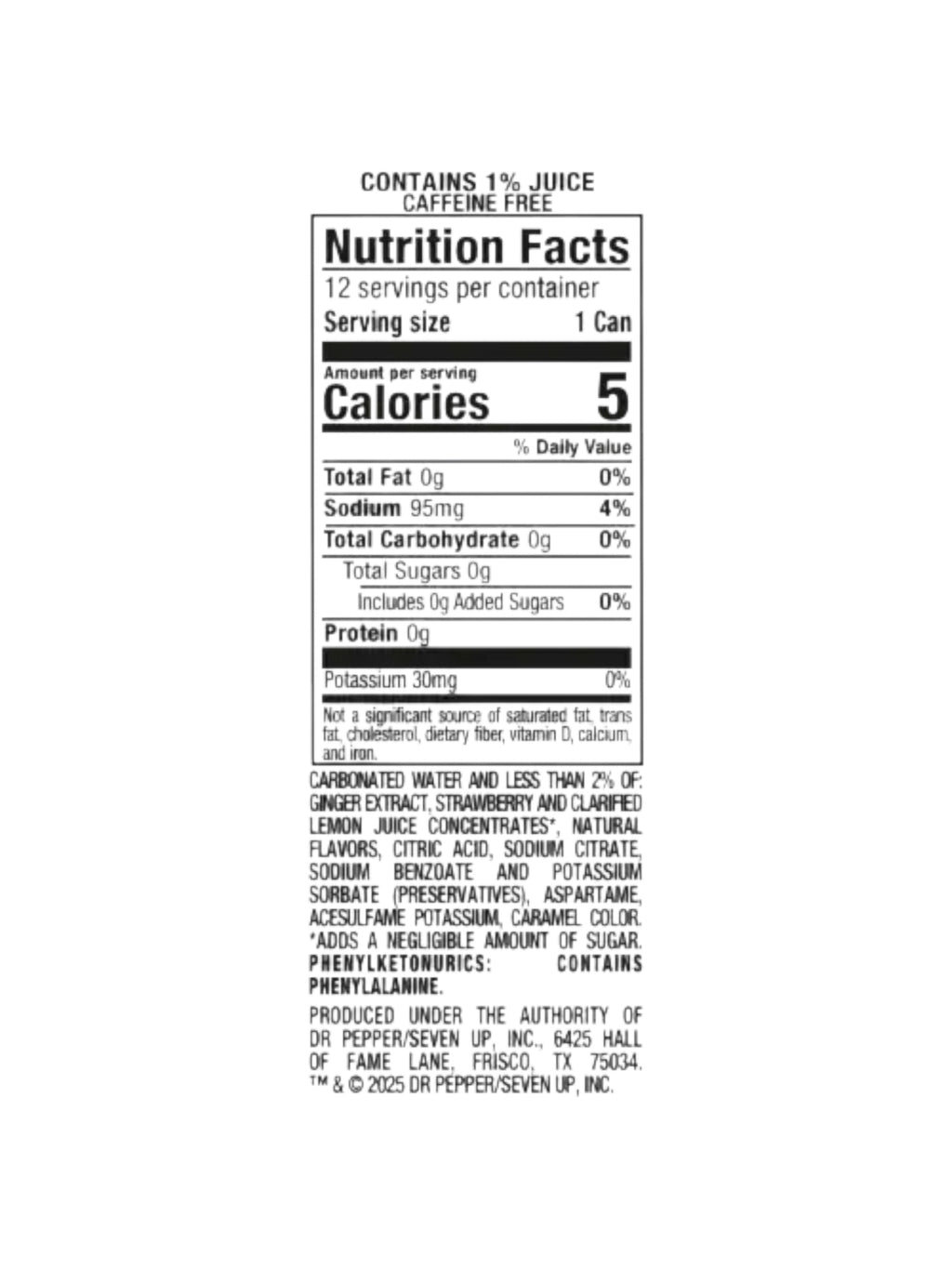 Canada Dry Fruit Splash Zero Sugar 355ml Can – Imported Sparkling Soft Drink