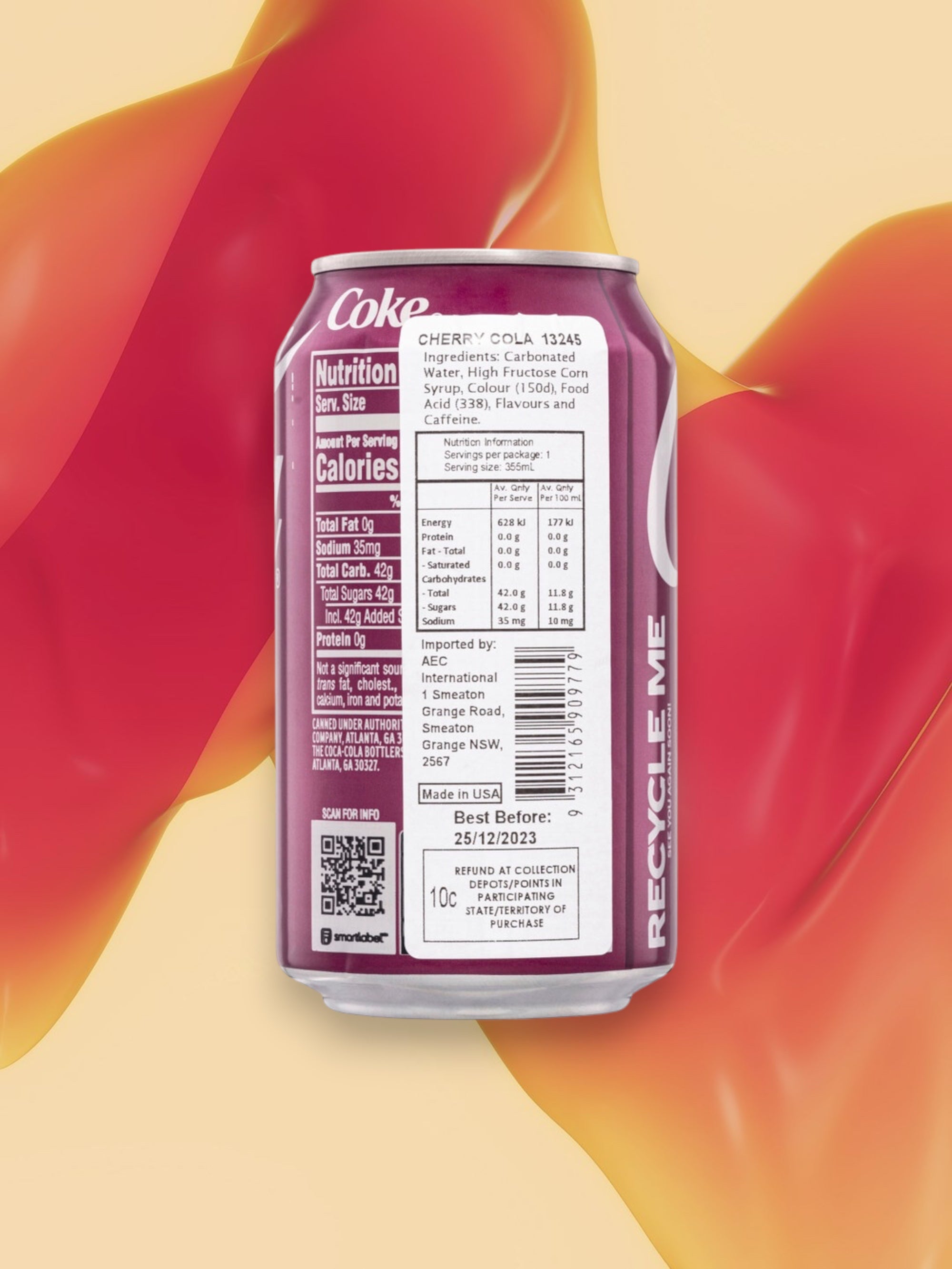Coca-Cola Cherry 355ml Can – Imported Exotic Soft Drink