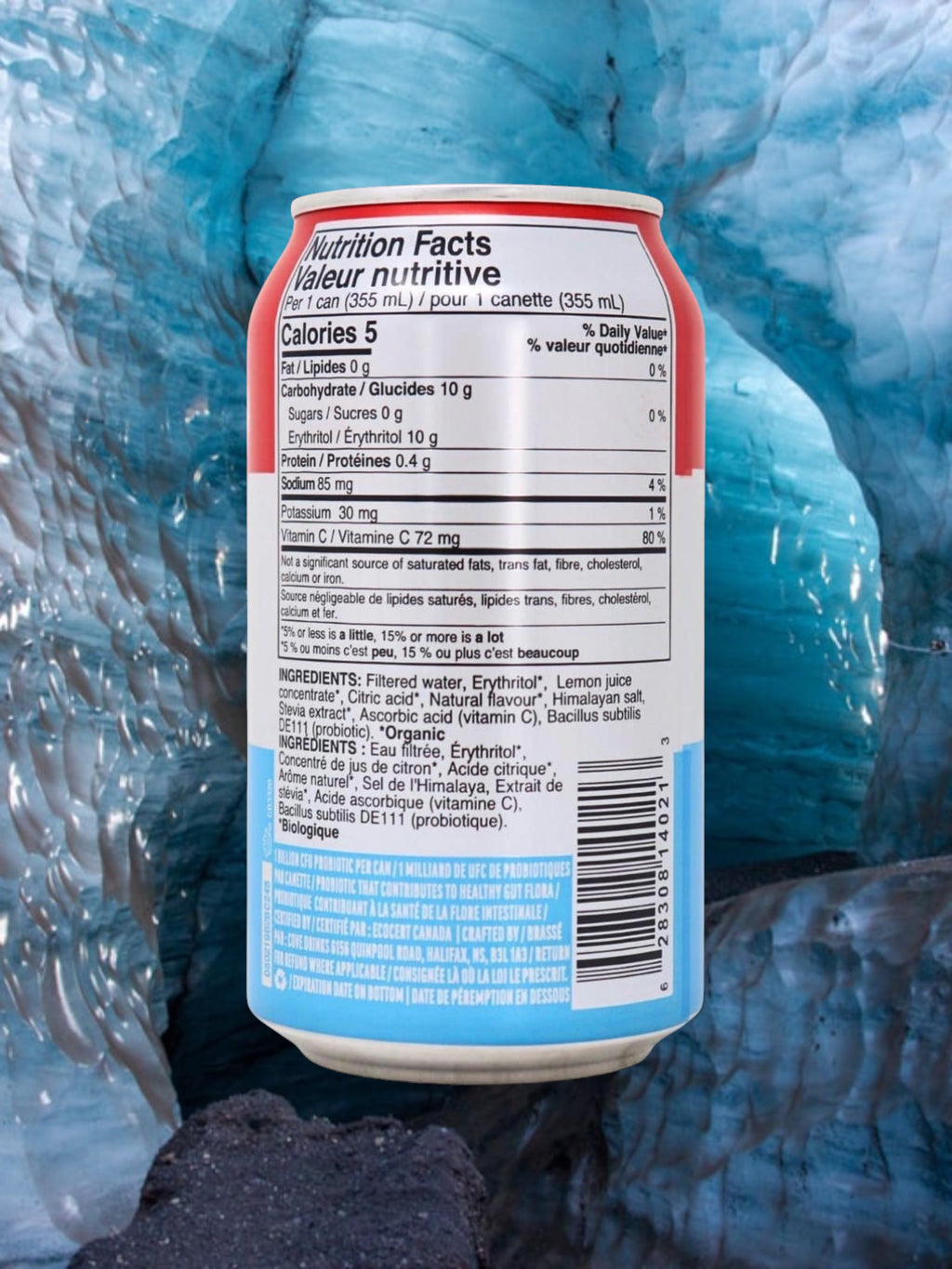 Cove Soda Glace 355ml Can – Refreshing Ice-Style Sparkling Soft Drink