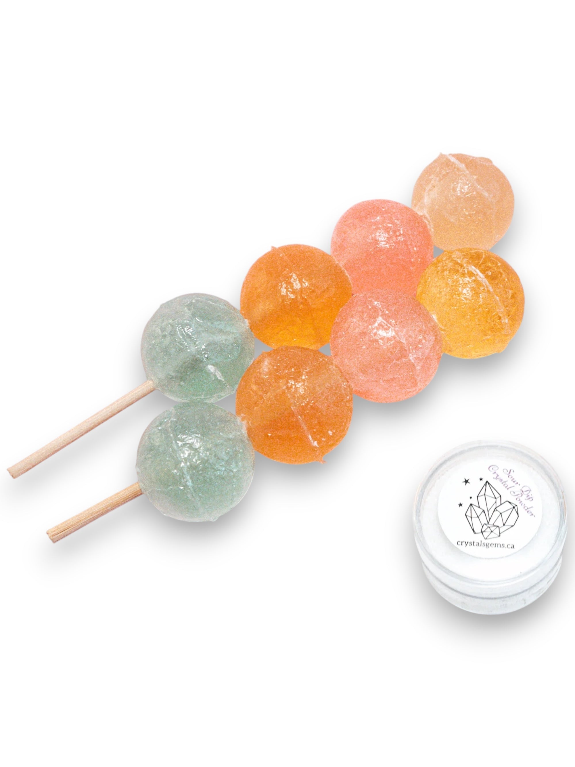 Crystal Gem Bubble Pops Crystal Candy | Premium Hard Crystal Candy Imported from USA