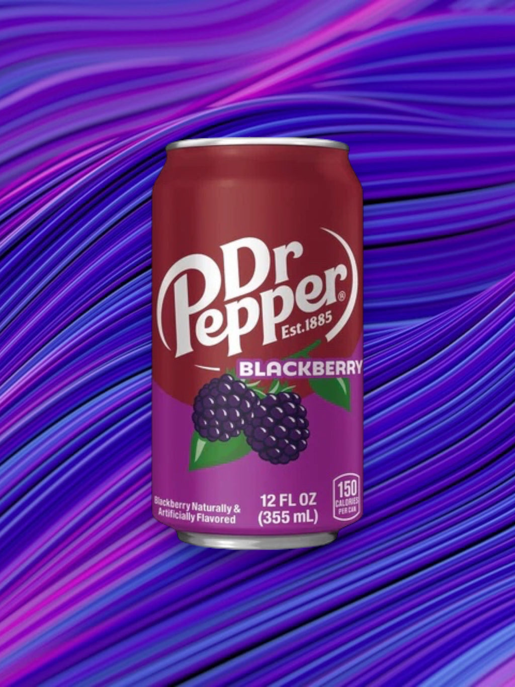 Dr Pepper Blackberry Imported Exotic Soda Drink – 355ml Can