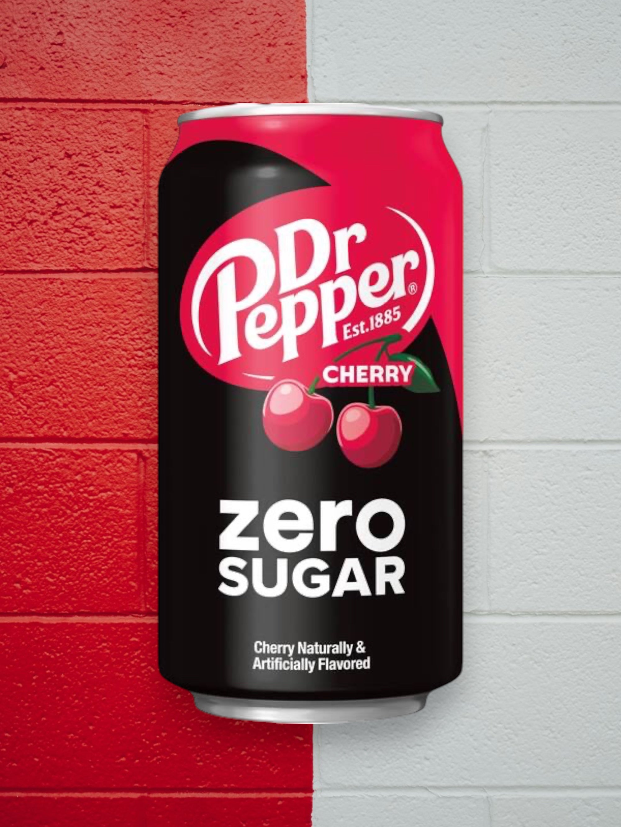 Dr Pepper Cherry Zero Sugar Imported Exotic Soda Drink – 355ml Can