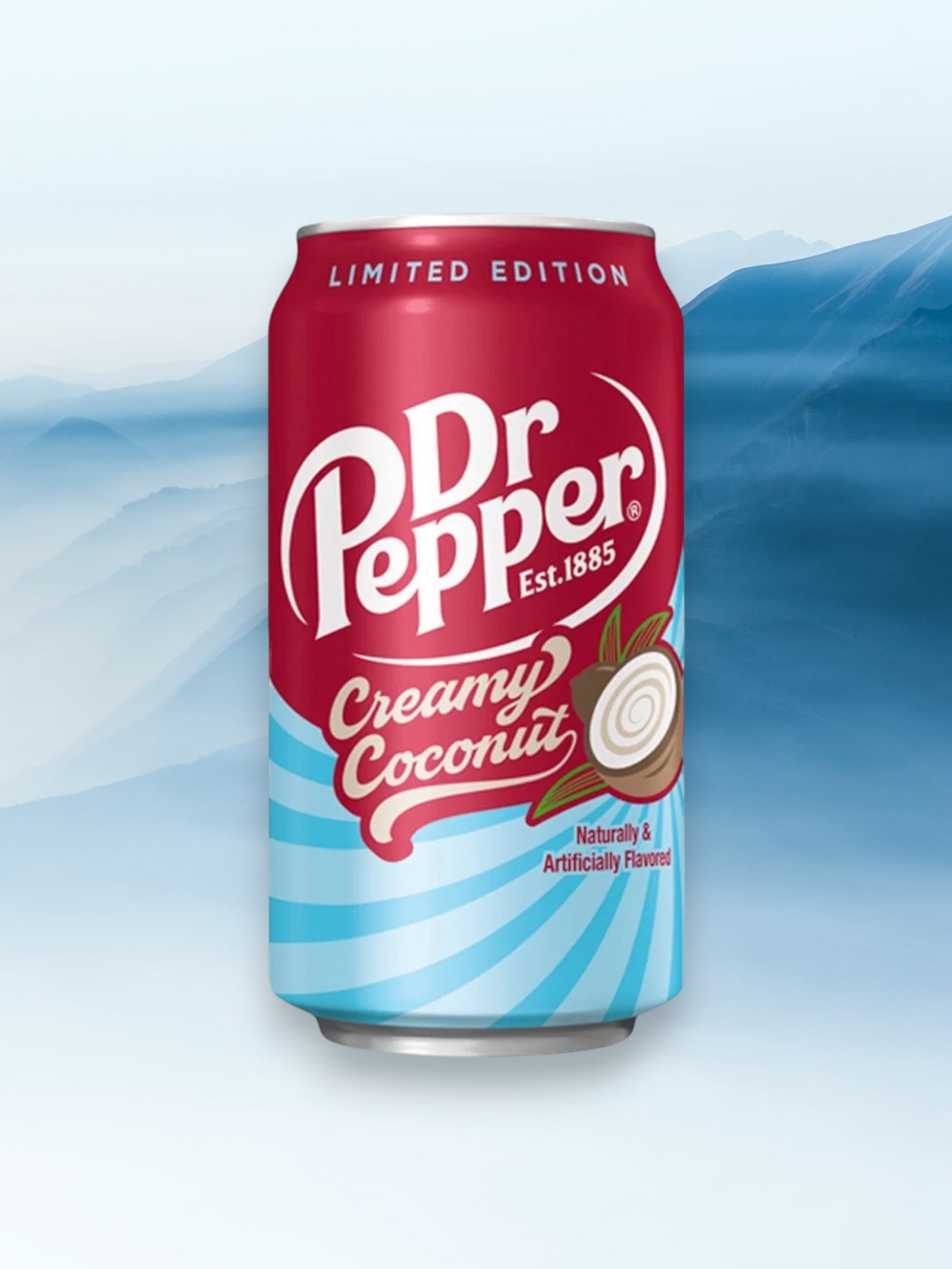 Dr Pepper Creamy Coconut Imported Exotic Soda Drink – 355ml Can