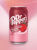 Dr Pepper Strawberries & Cream Imported Exotic Soda Drink – 355ml Can