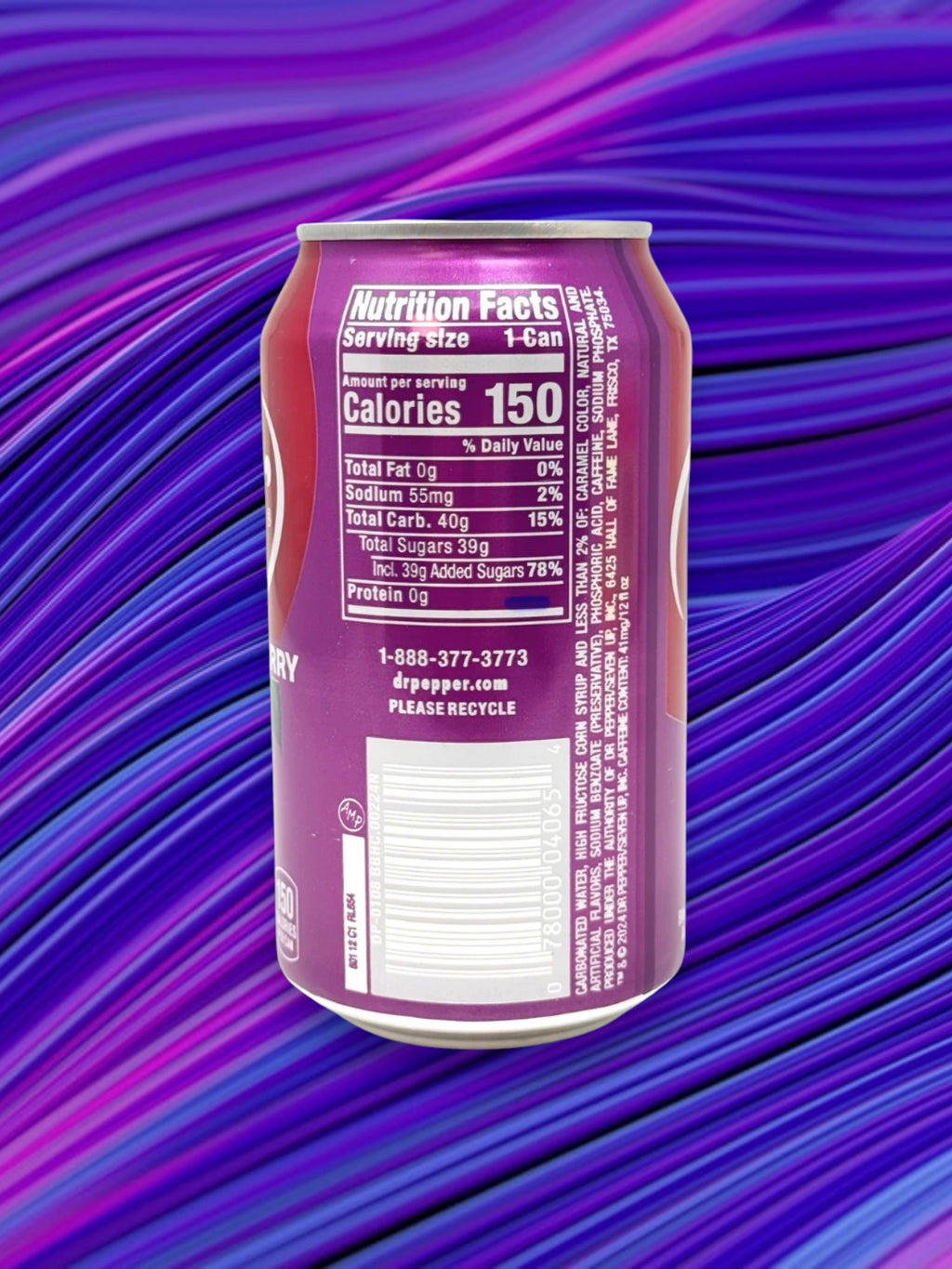 Dr Pepper Blackberry Imported Exotic Soda Drink – 355ml Can