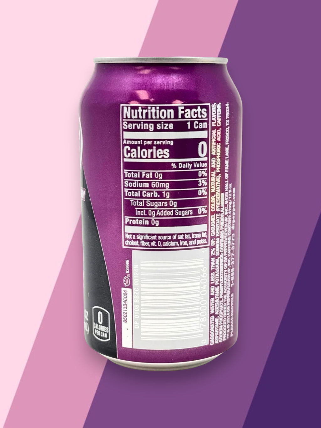 Dr Pepper Blackberry Zero Sugar Imported Exotic Soda Drink – 355ml Can