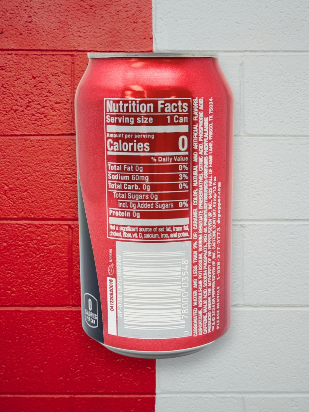 Dr Pepper Cherry Zero Sugar Imported Exotic Soda Drink – 355ml Can