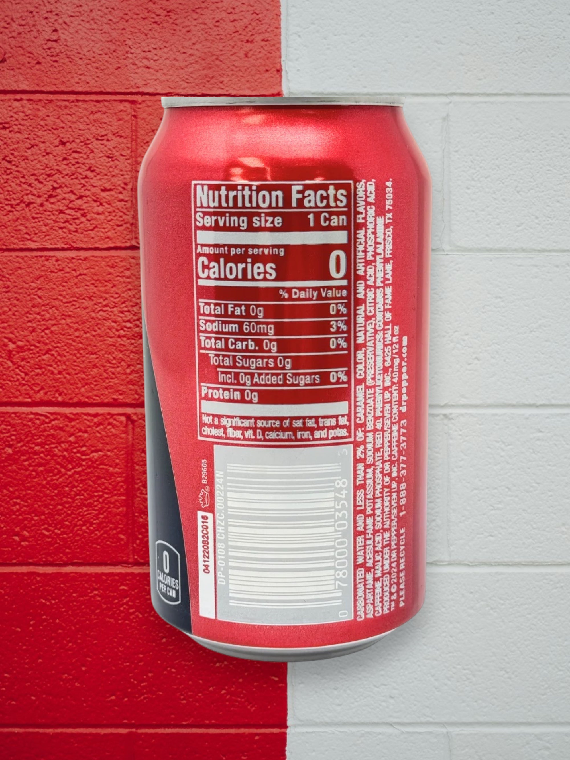 Dr Pepper Cherry Zero Sugar Imported Exotic Soda Drink – 355ml Can