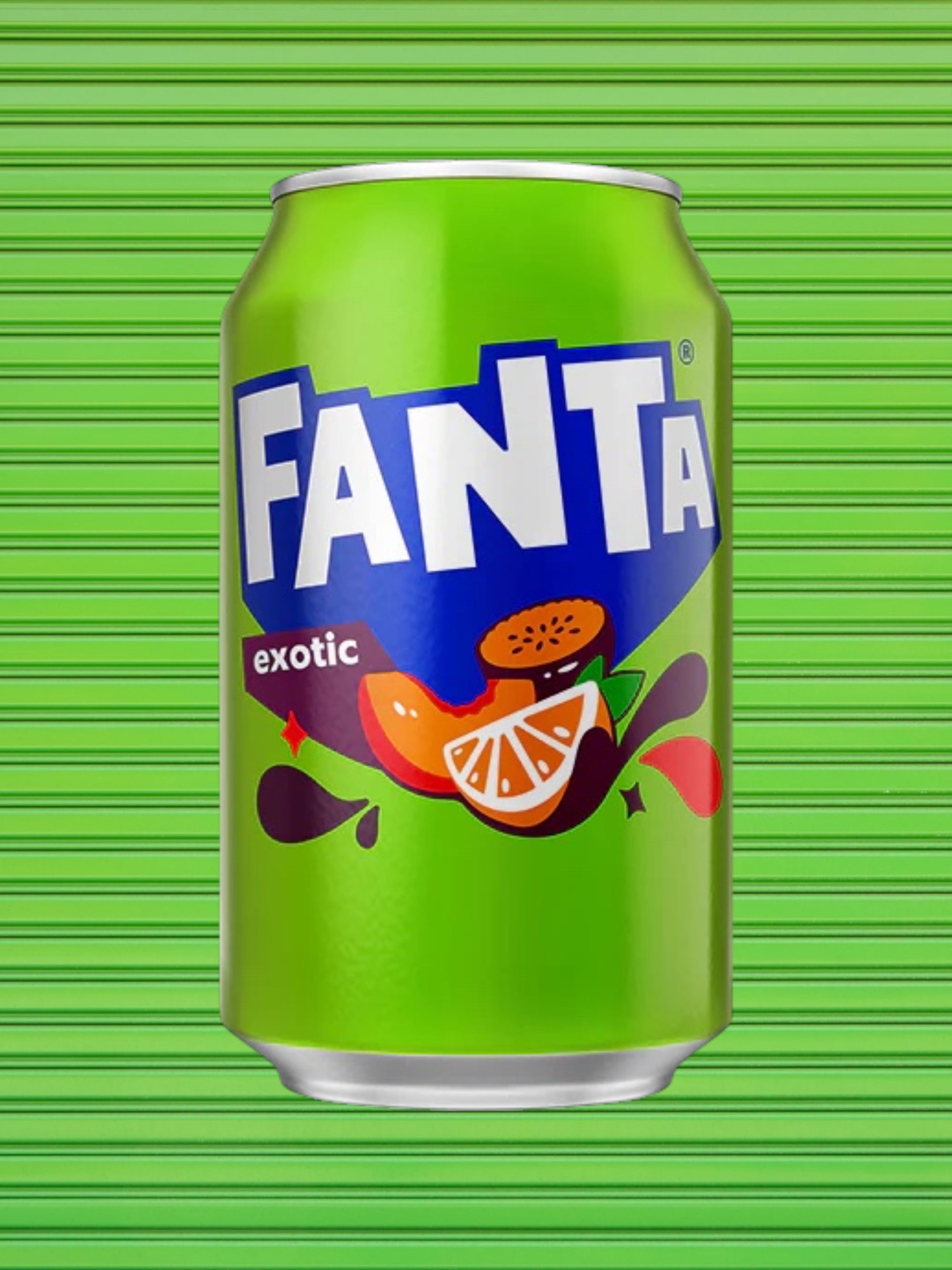 Fanta Exotic Kum Naturlige Aromaer Flavoured Soda 355ml Imported Exotic Drink