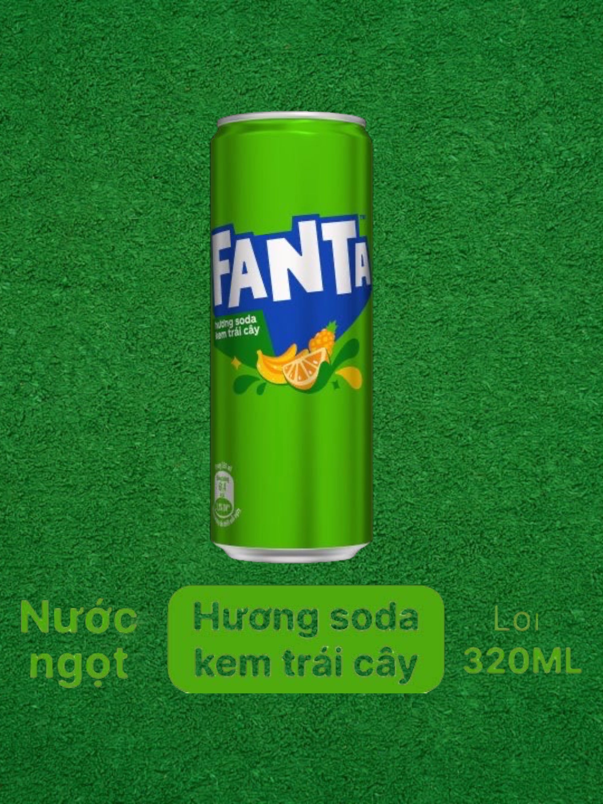 Fanta Huong Soda Kem Trai Cay Flavoured Soda 330ml Can Imported Exotic Soft Drink Limited Availability