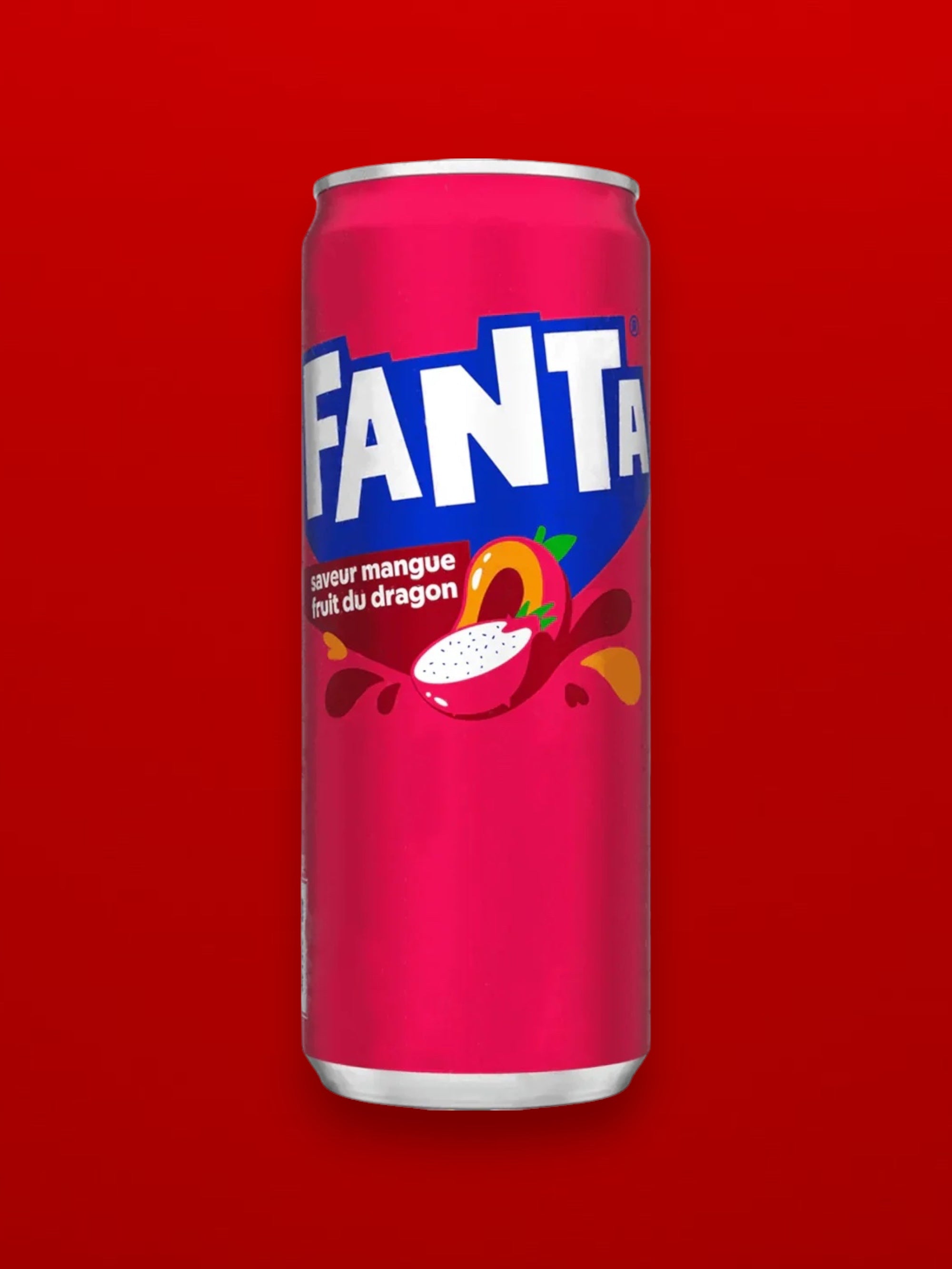 Fanta Mango Dragon Fruit Flavoured Soda 330ml Can Imported Exotic Soft Drink Limited Availability