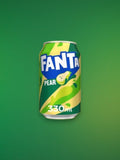 Fanta Pear Flavoured Soda 355ml Imported Exotic Drink