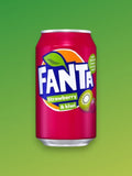 Fanta Strawberry Kiwi Flavoured Soda 355ml Imported Exotic Drink