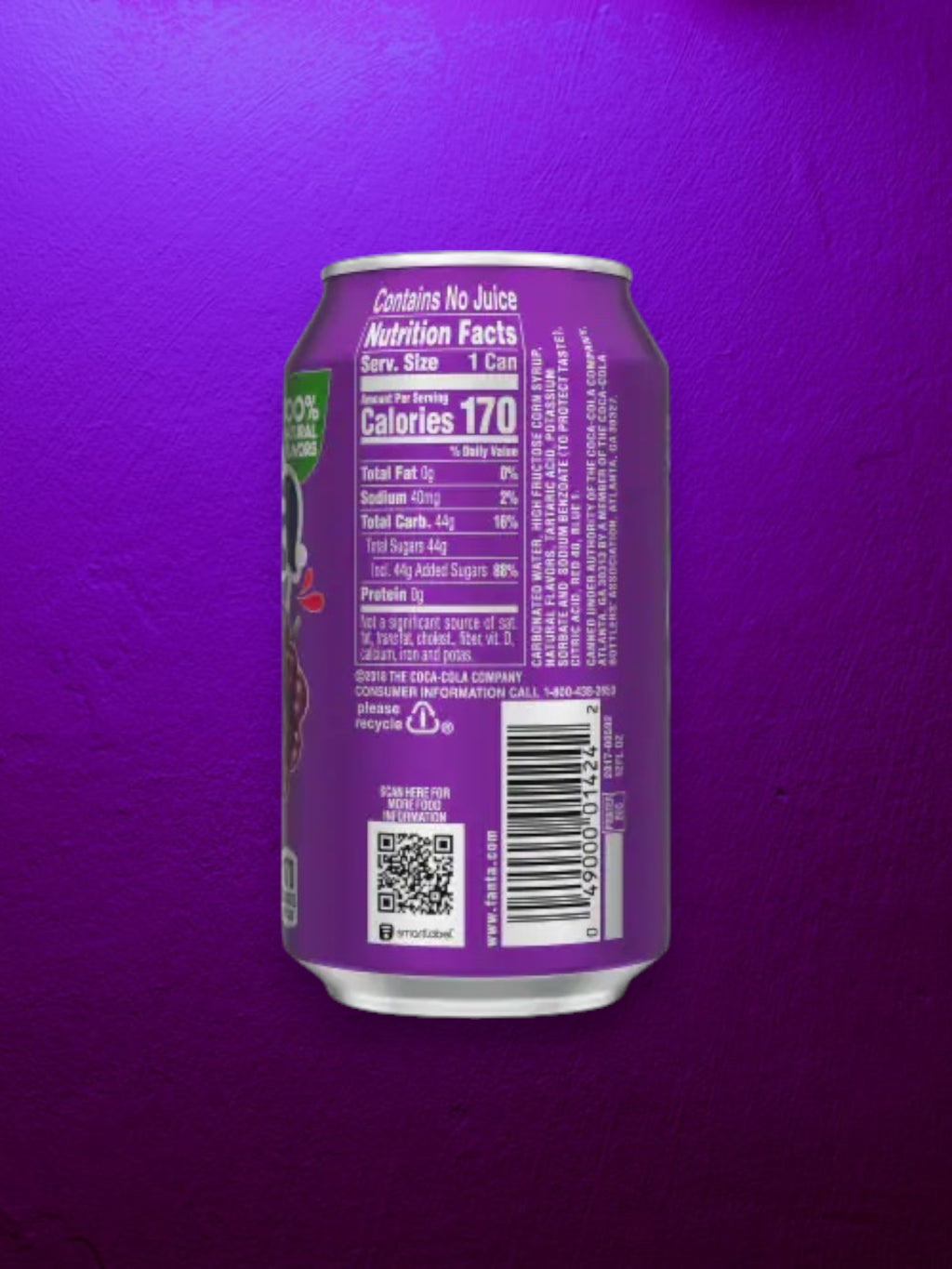Fanta Grape Flavoured Soda 355ml Imported Exotic Drink