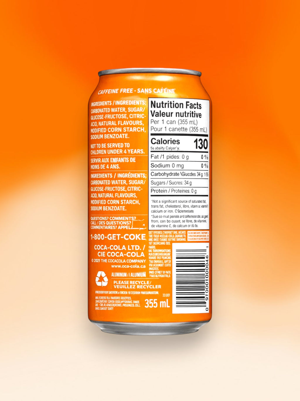 Fanta Orange Flavoured Soda 355ml Imported Exotic Drink