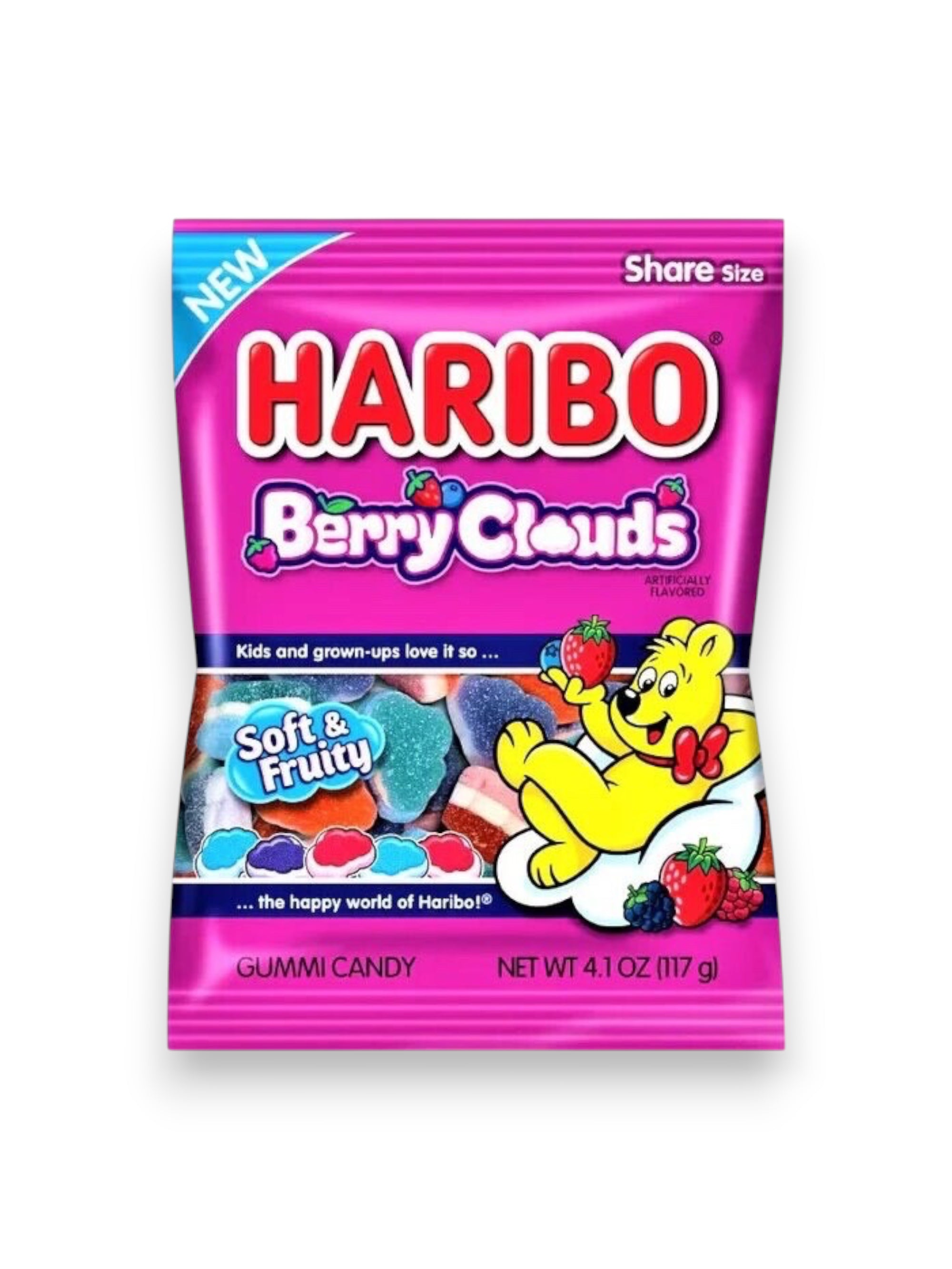HARIBO Berry Clouds 117g – Imported Exotic Gummy Candy