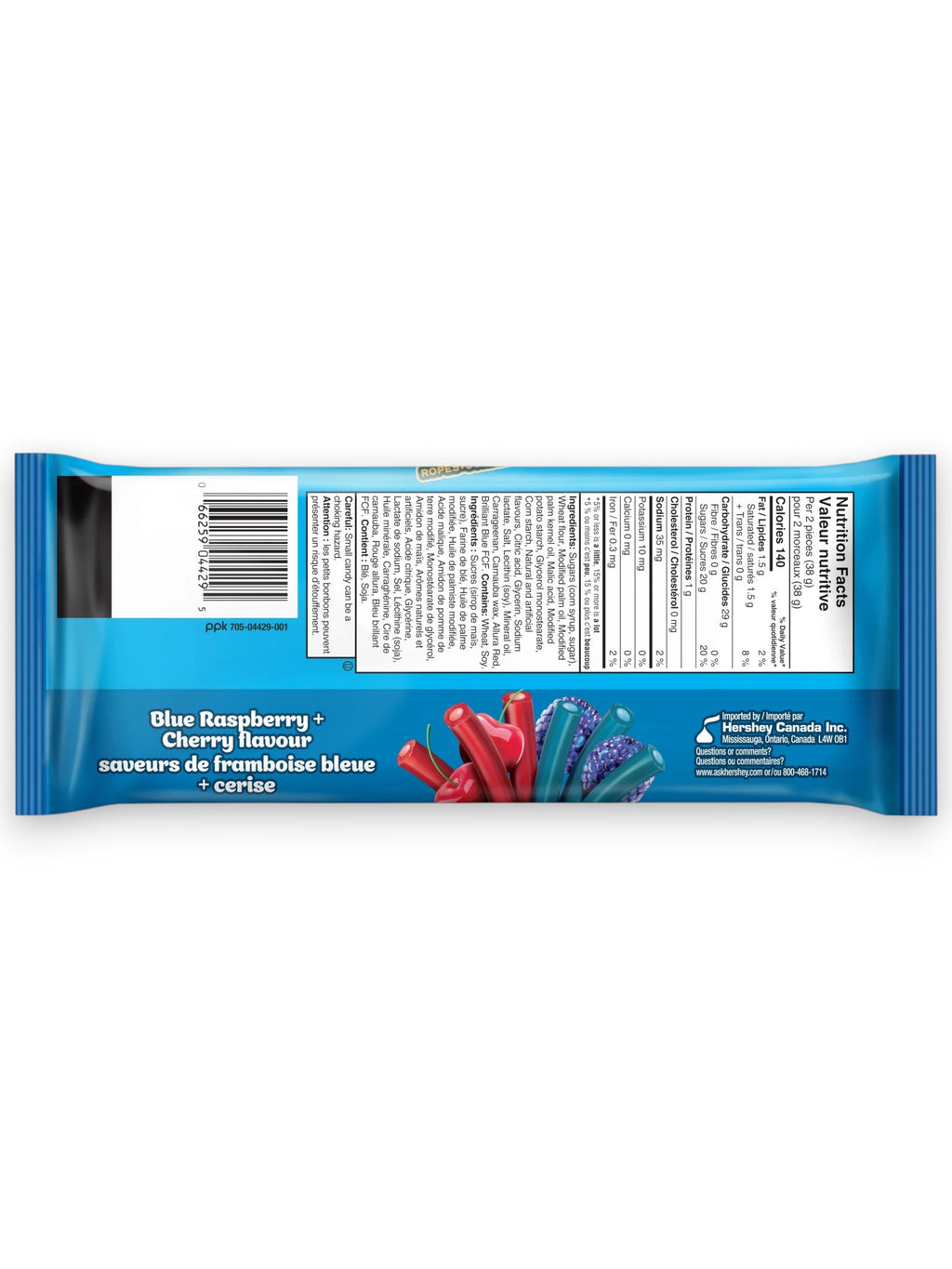 Jolly Rancher Ropes Blue Raspberry & Cherry 283g | Imported American Candy