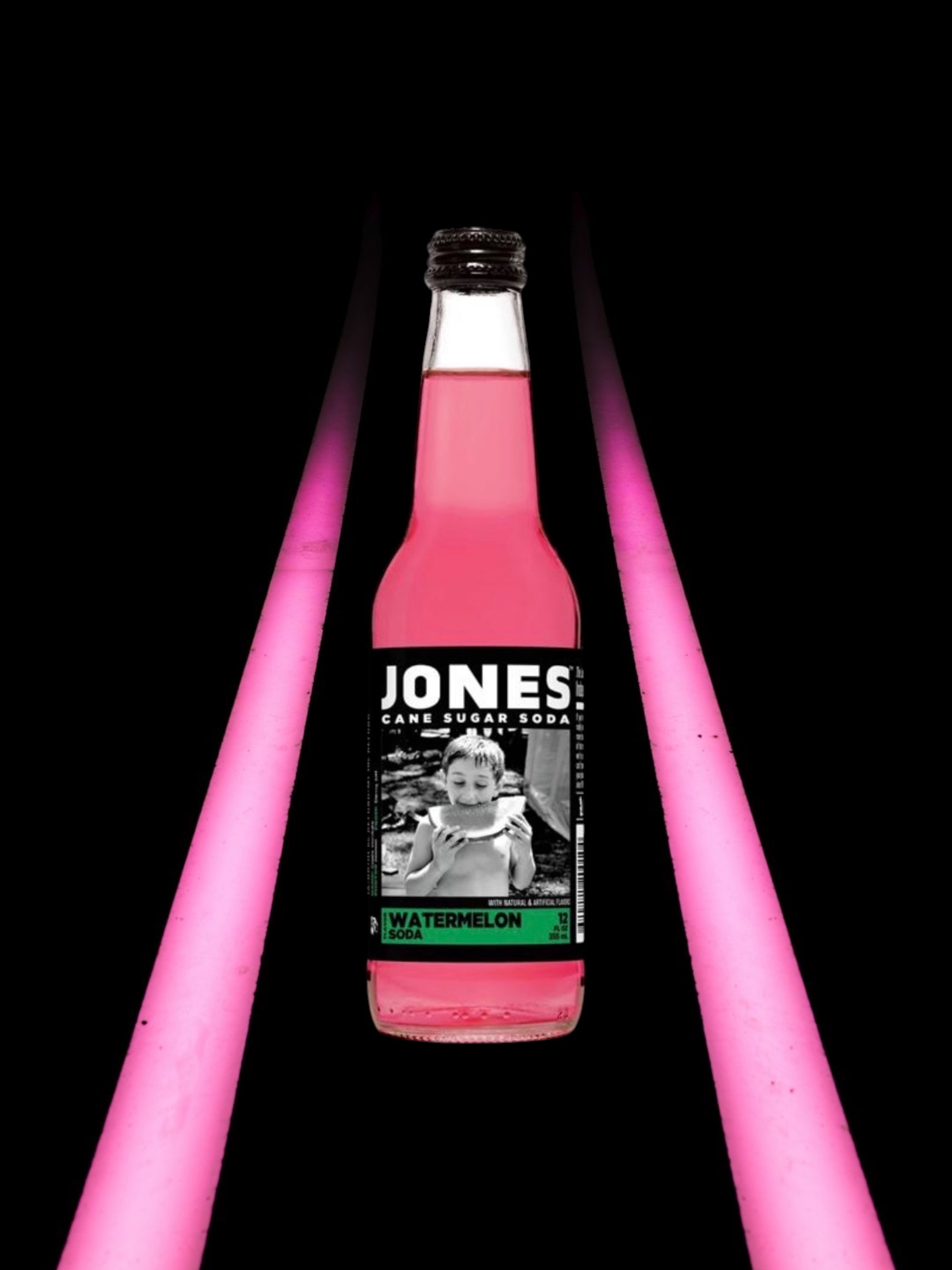 Jones Watermelon Soda 355ml Glass Bottle