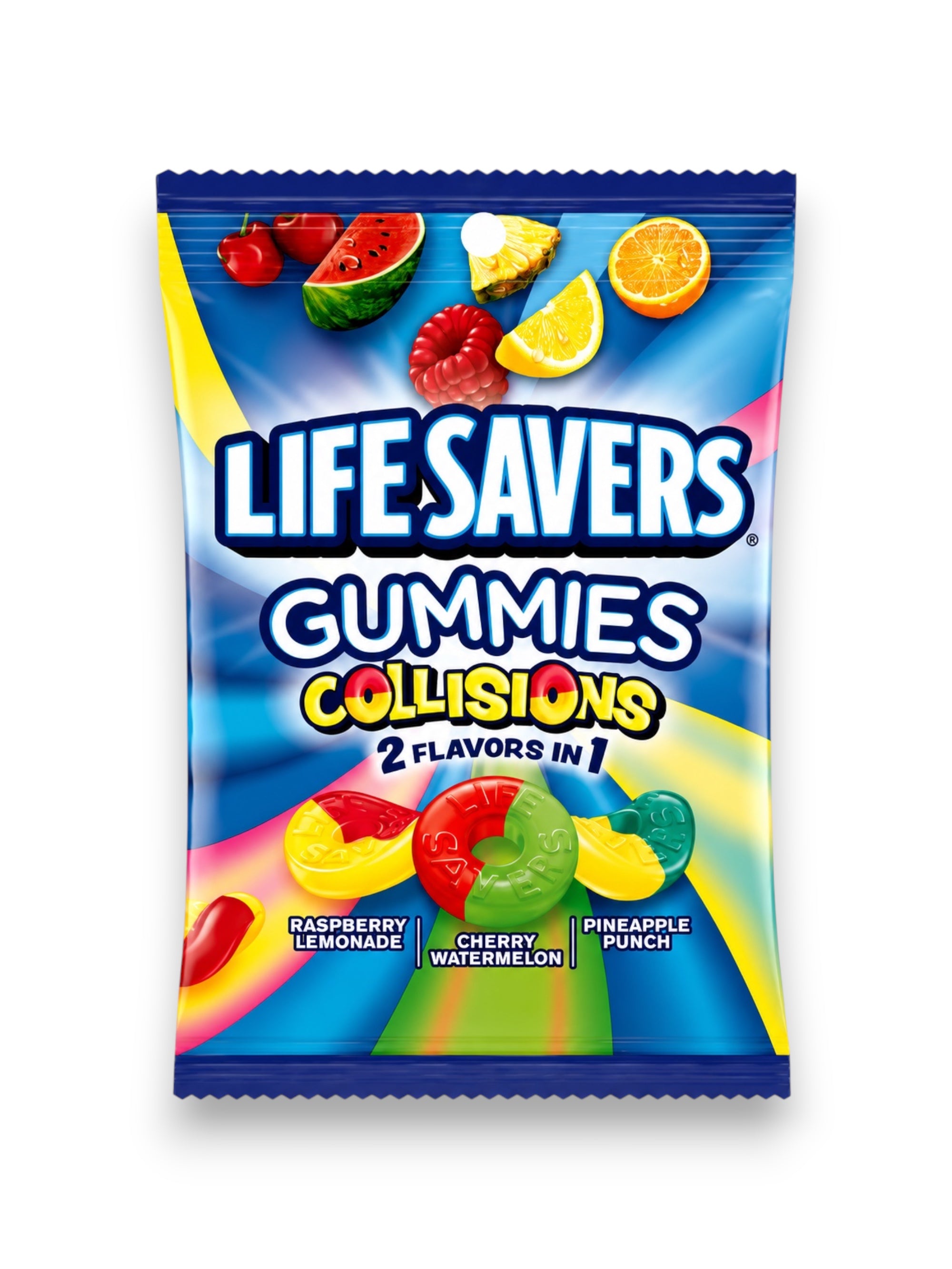 Life Savers Collisions 198g Imported Candy – Mixed Flavour Gummies