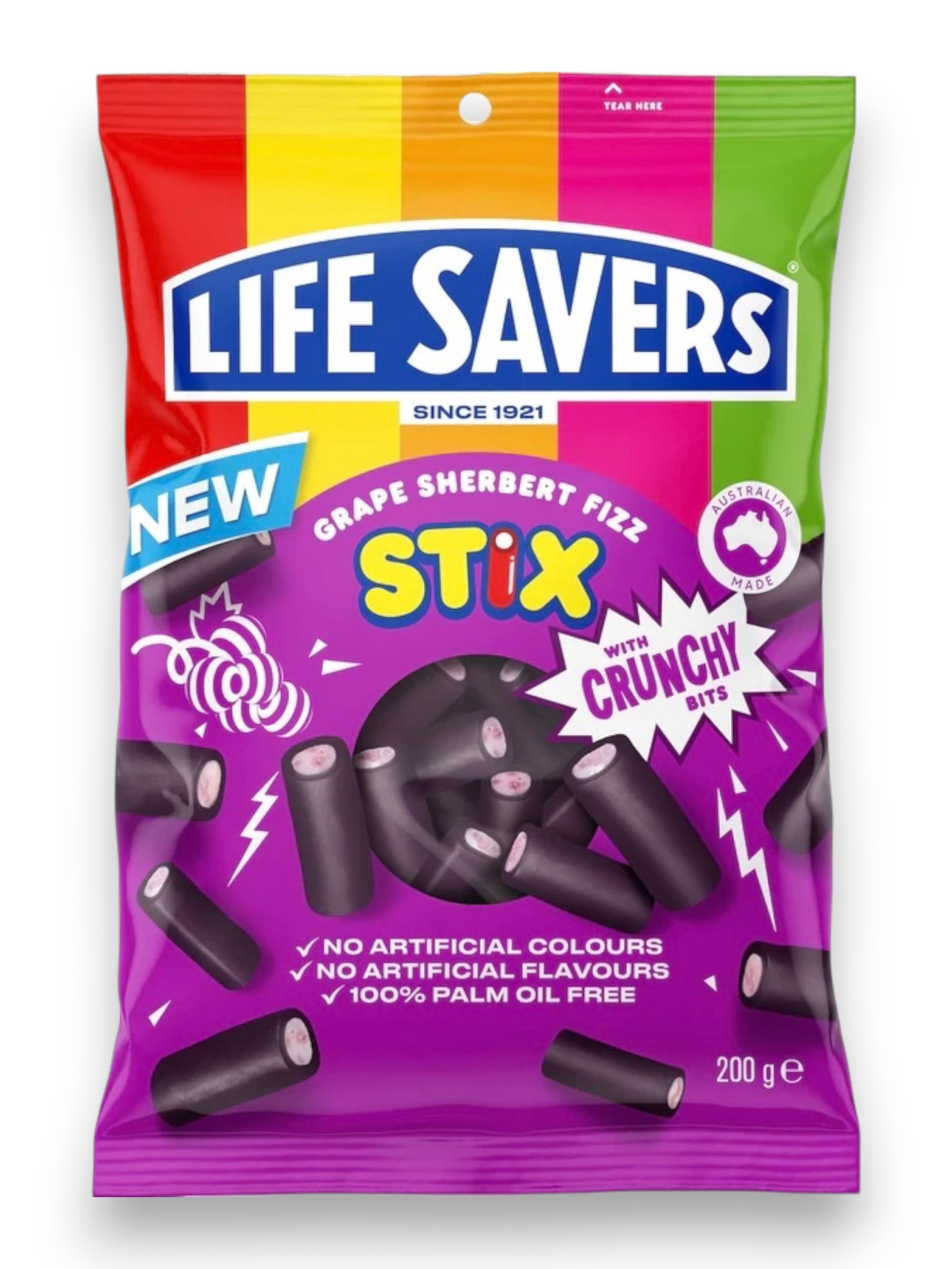 Life Savers Grape Sherbet Fizz Stix 200g – Imported Fizzy Sweet Treat