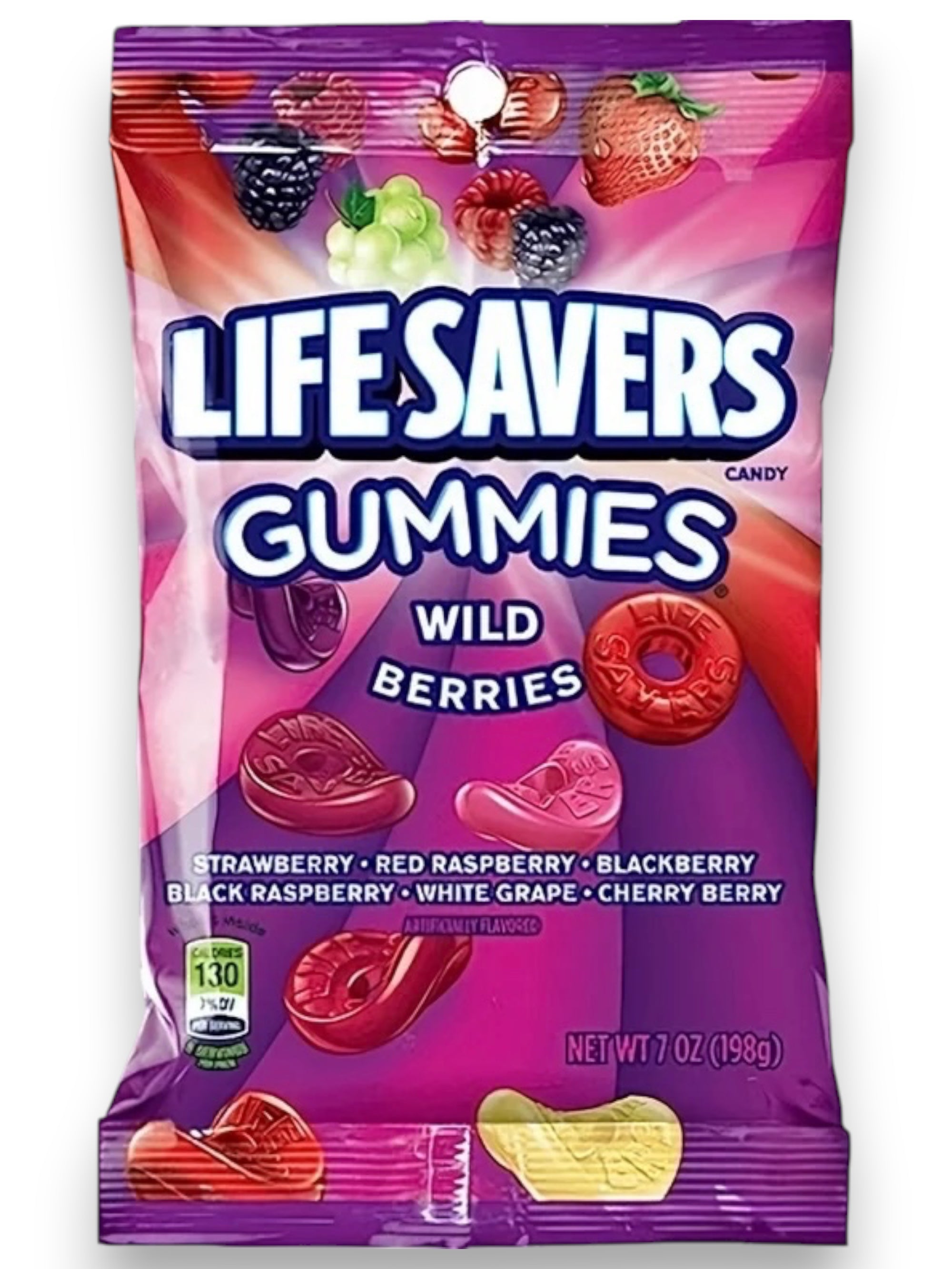 Life Savers Wild Berries 198g Imported Candy – Mixed Berry Gummies