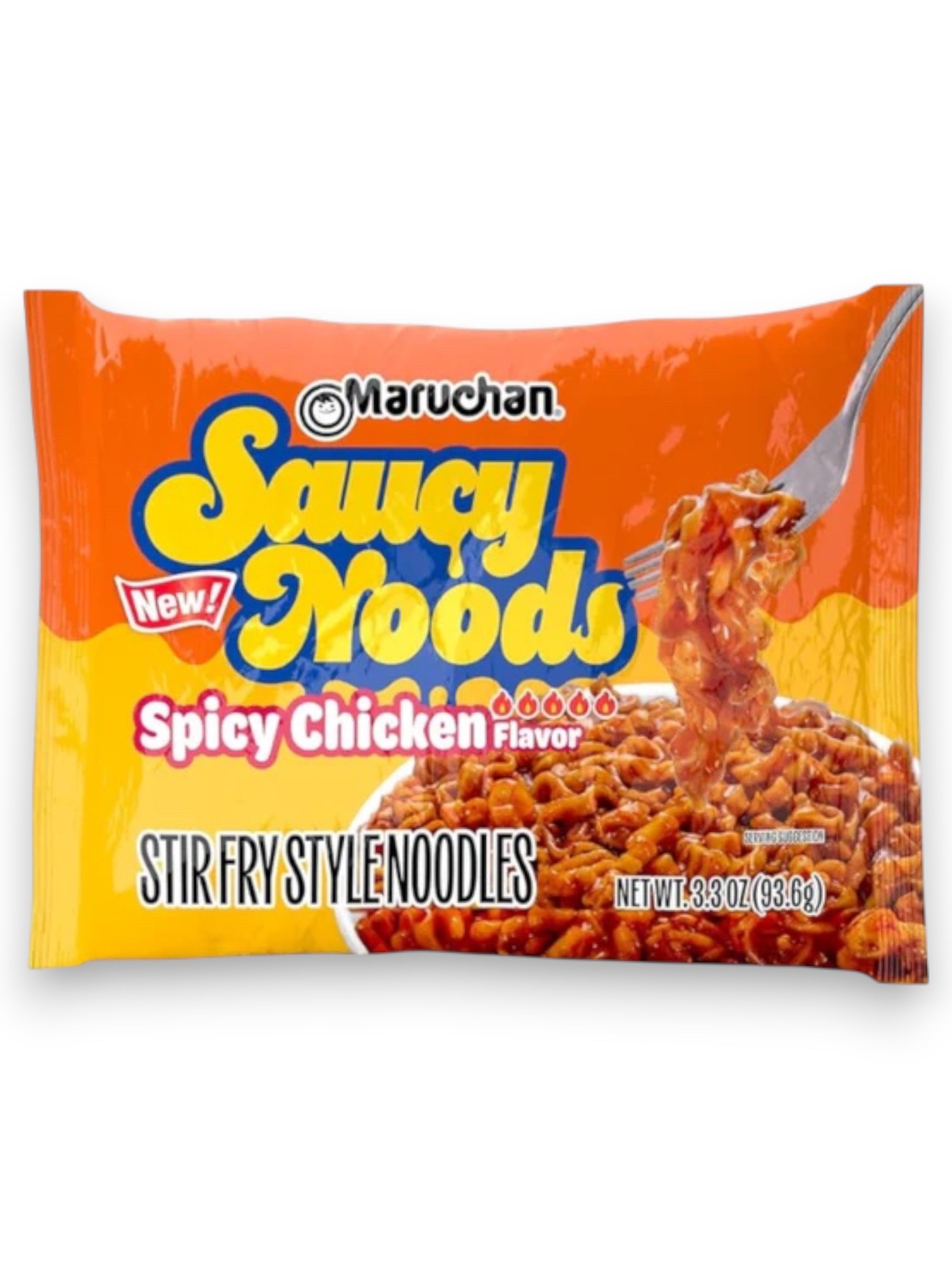 Maruchan Stir Fry Saucy Noods Spicy Chicken Flavor | Instant Stir-Fry Noodles