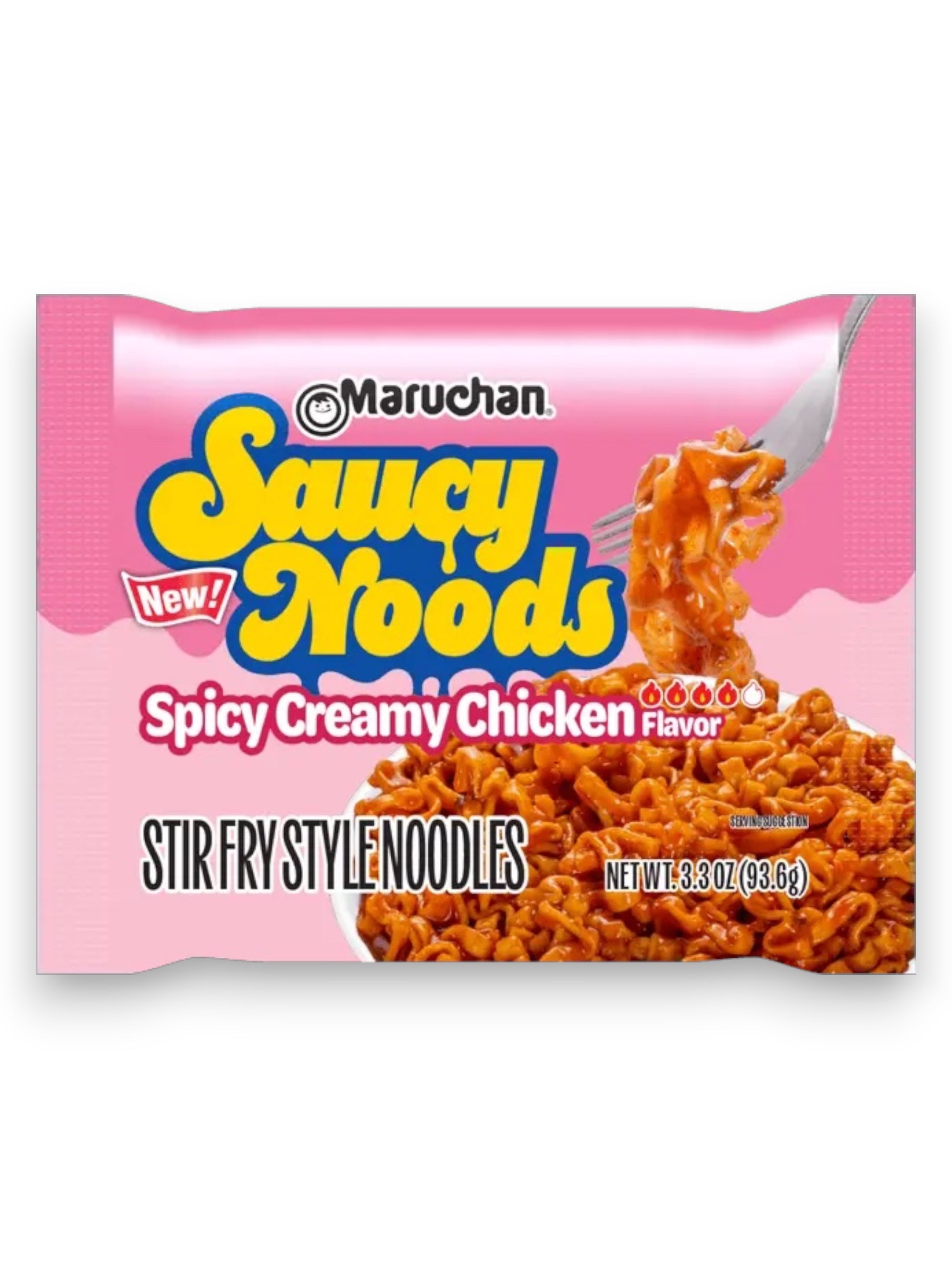 Maruchan Stir Fry Saucy Noods Spicy Creamy Chicken Flavor | Instant Stir-Fry Noodles