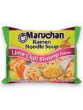 Maruchan Ramen Noodle Soup Lime Chili Shrimp Flavor | Spicy Seafood Instant Ramen Noodles