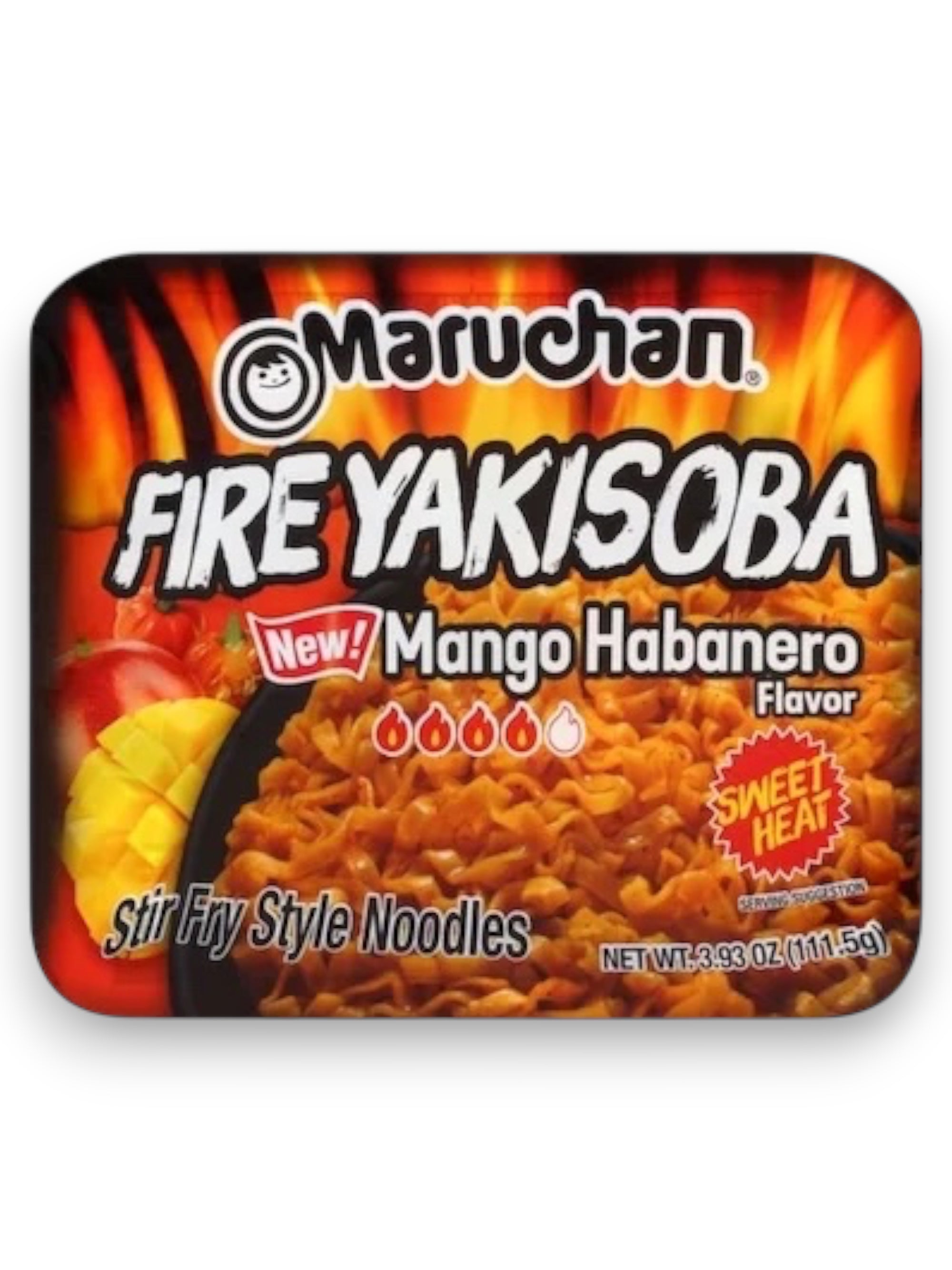 Maruchan Yakisoba Mango Habanero Flavor | Sweet & Spicy Instant Stir-Fry Noodles