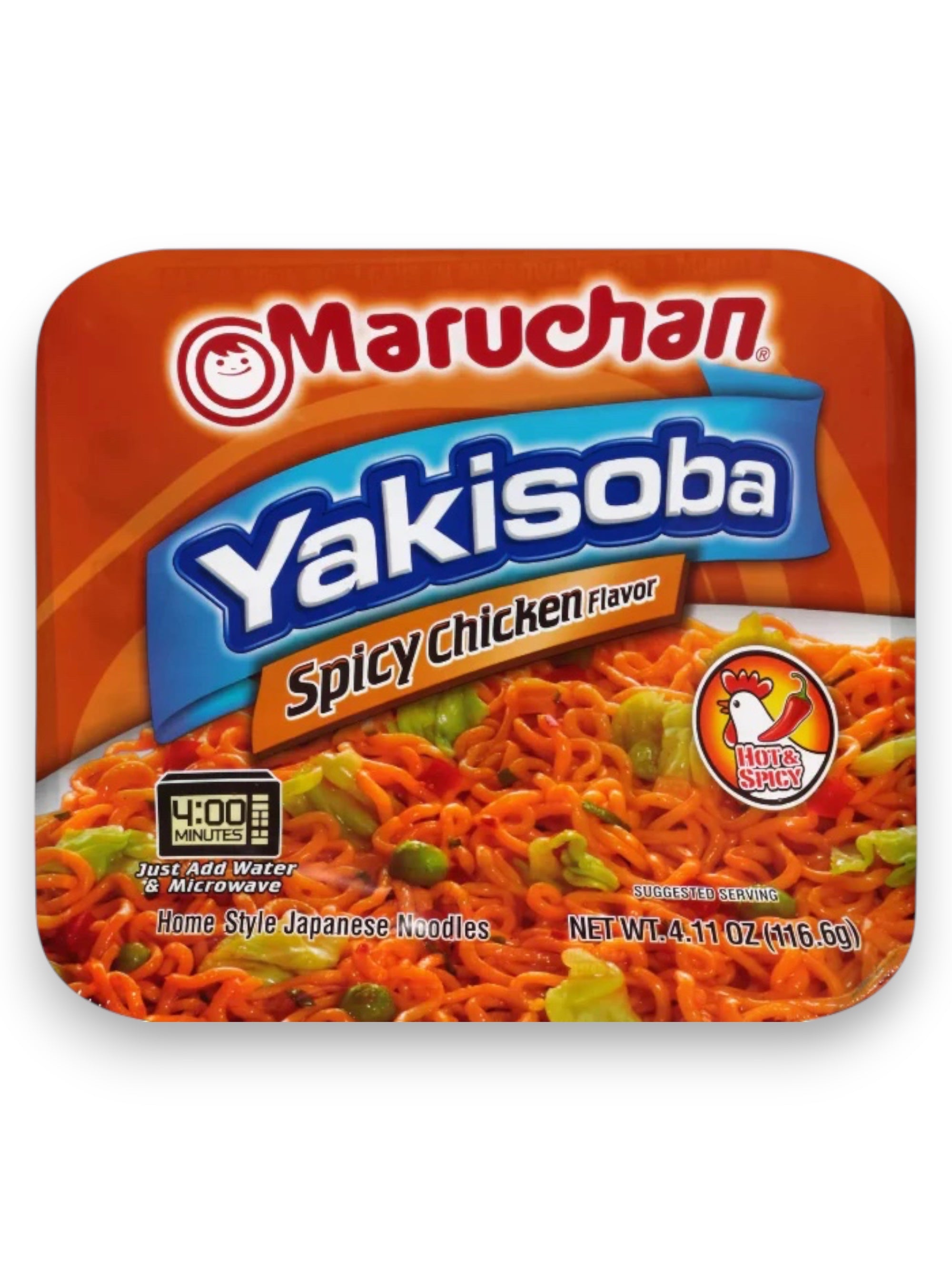 Maruchan Yakisoba Spicy Chicken Flavor | Bold & Fiery Instant Stir-Fry Noodles